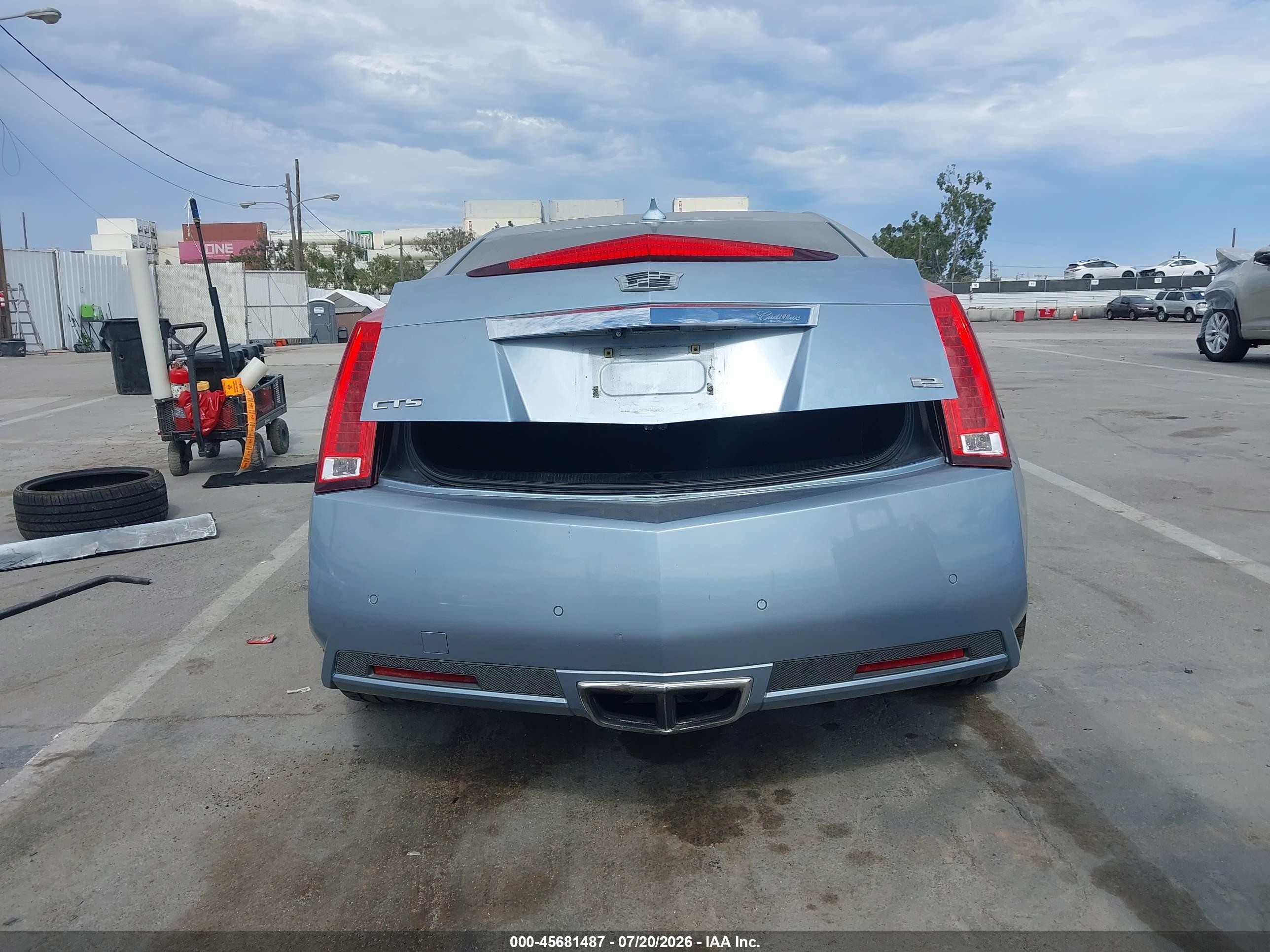2013 Cadillac Cts Performance Light Blue vin: 1G6DJ1E3XD0119528