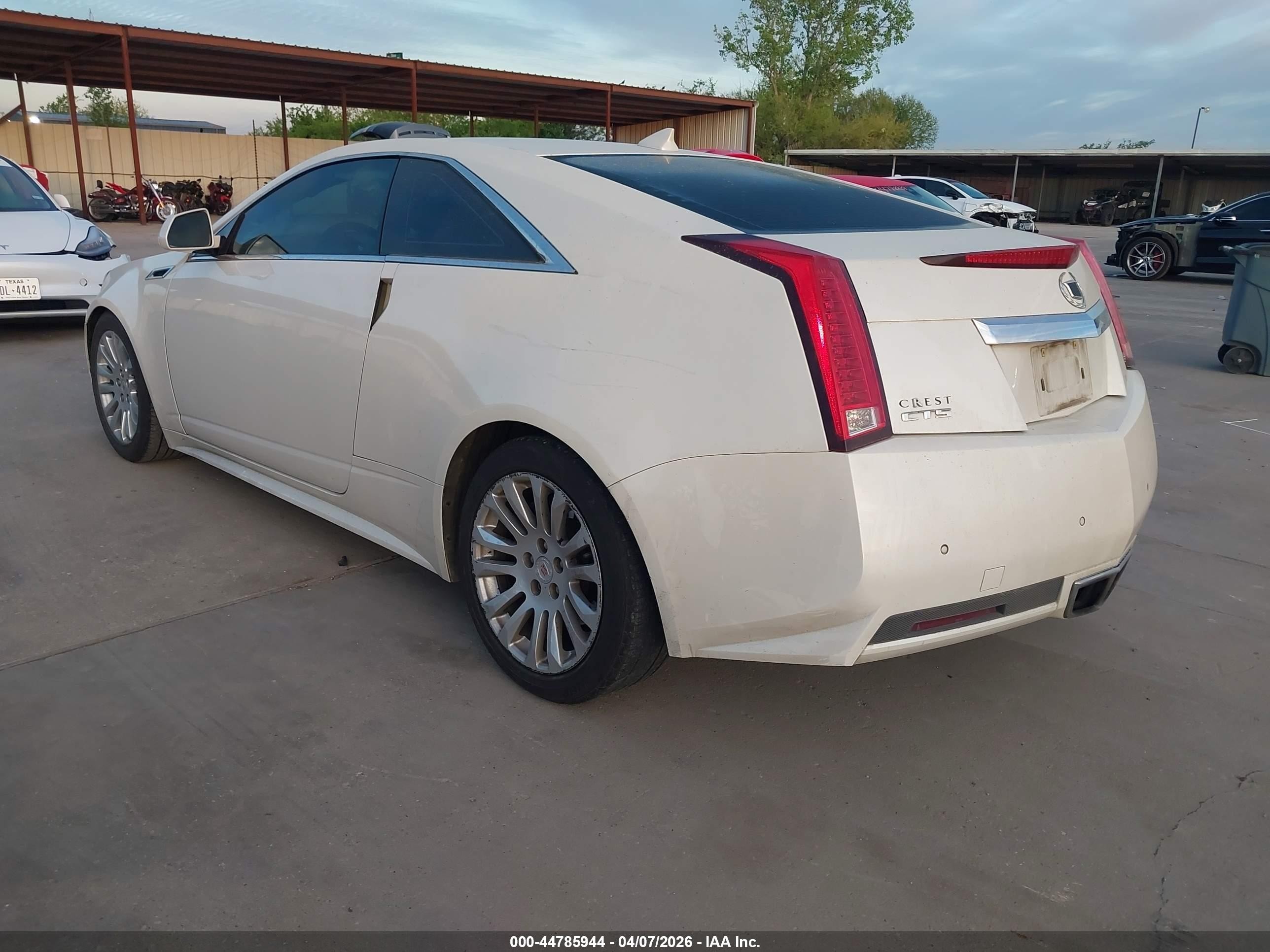2011 Cadillac Cts Performance White vin: 1G6DJ1ED4B0111656