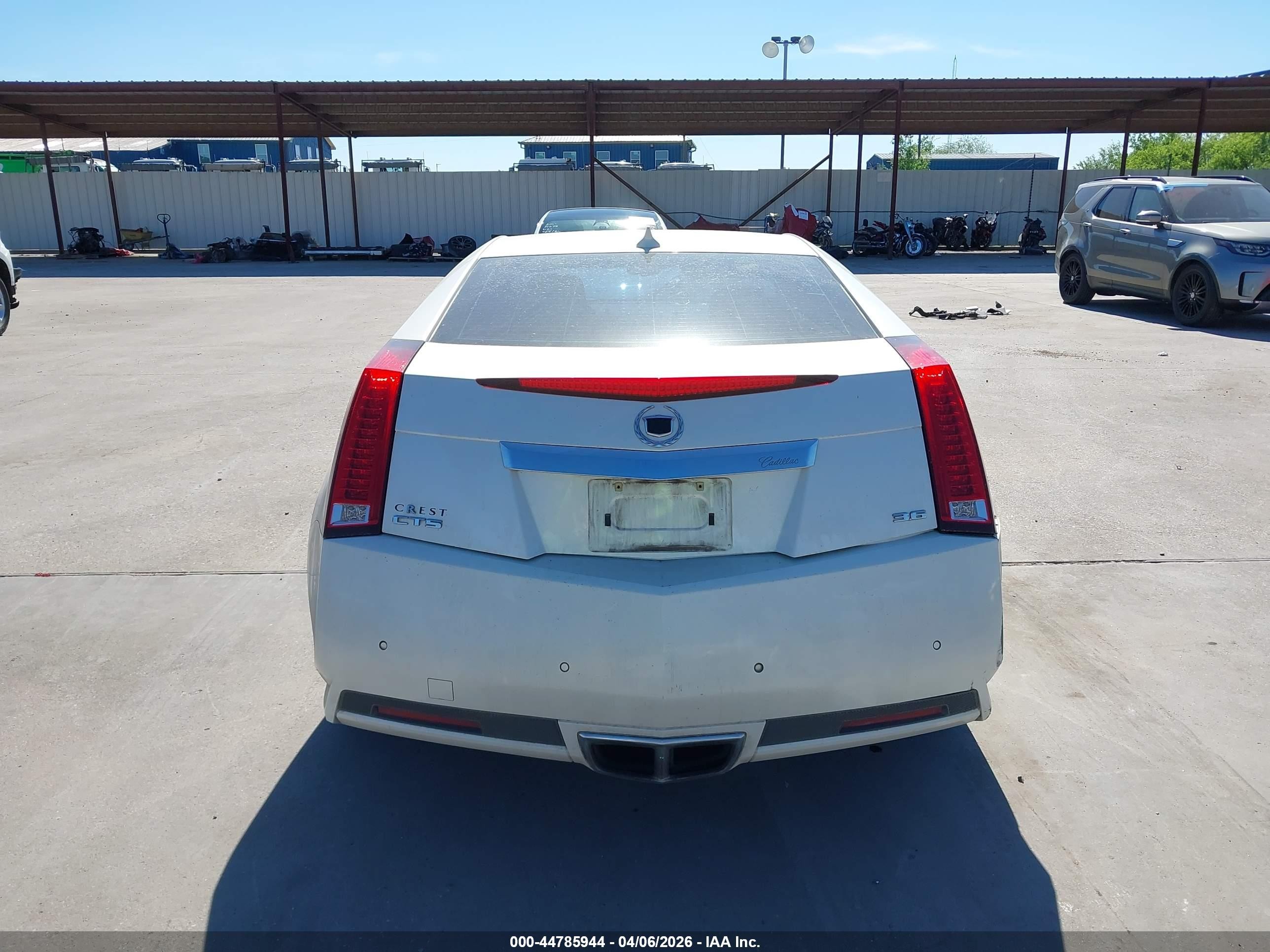 2011 Cadillac Cts Performance White vin: 1G6DJ1ED4B0111656