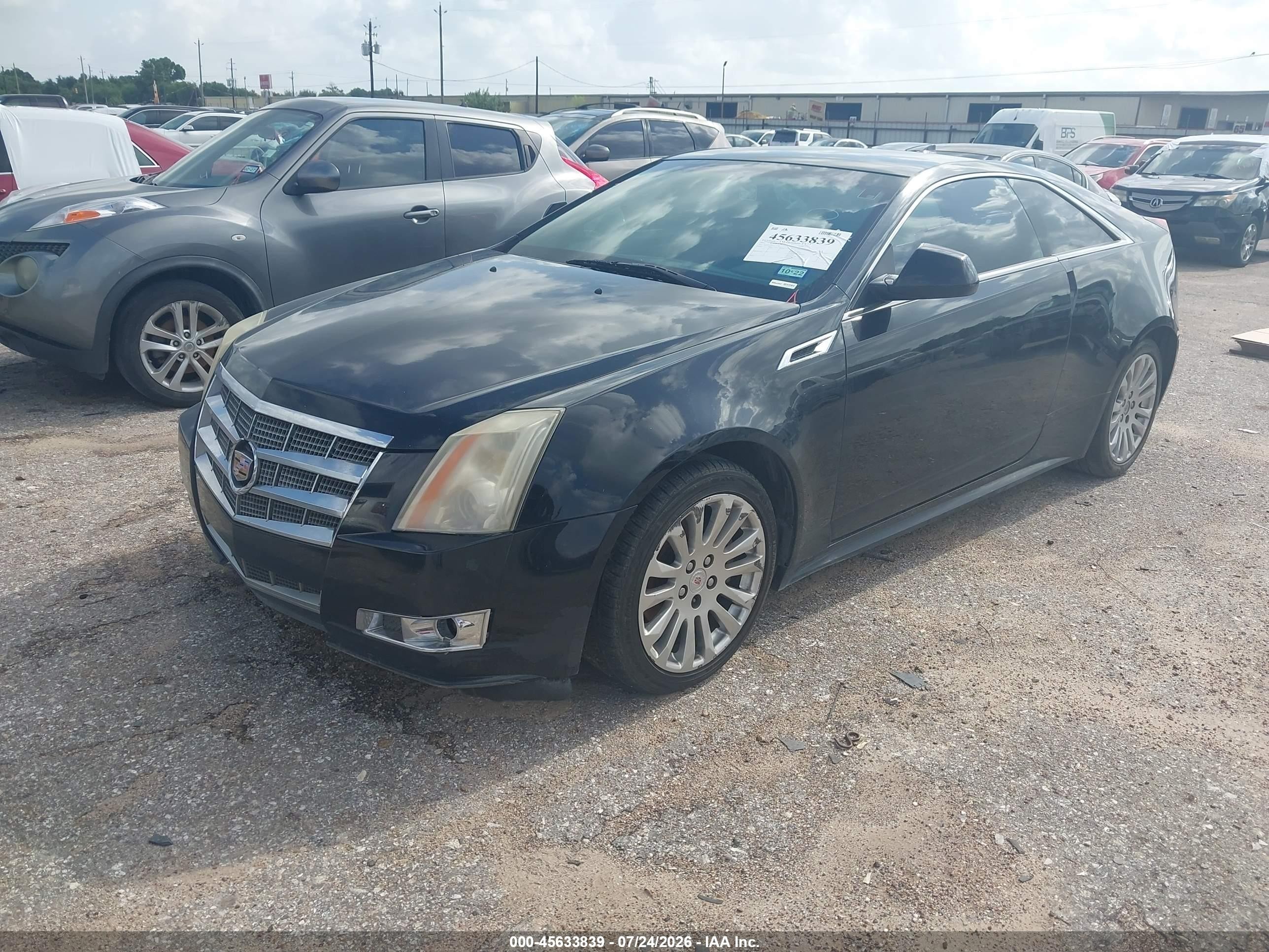 2011 Cadillac Cts Performance Black vin: 1G6DJ1ED6B0154797