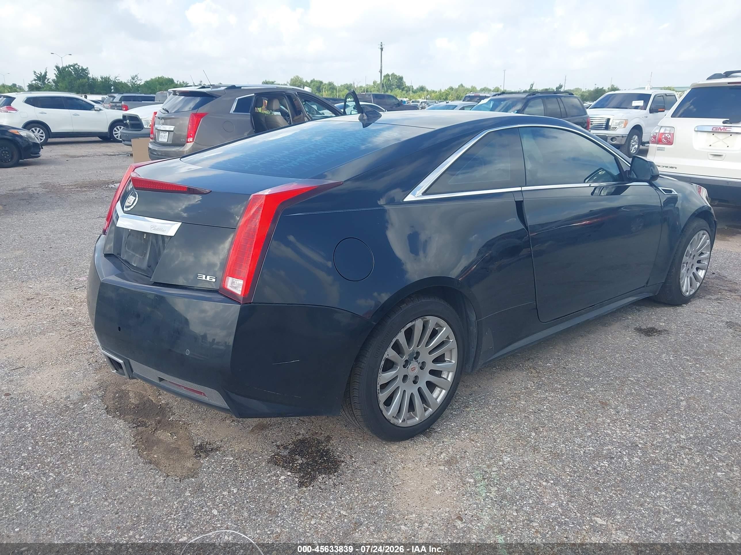 2011 Cadillac Cts Performance Black vin: 1G6DJ1ED6B0154797