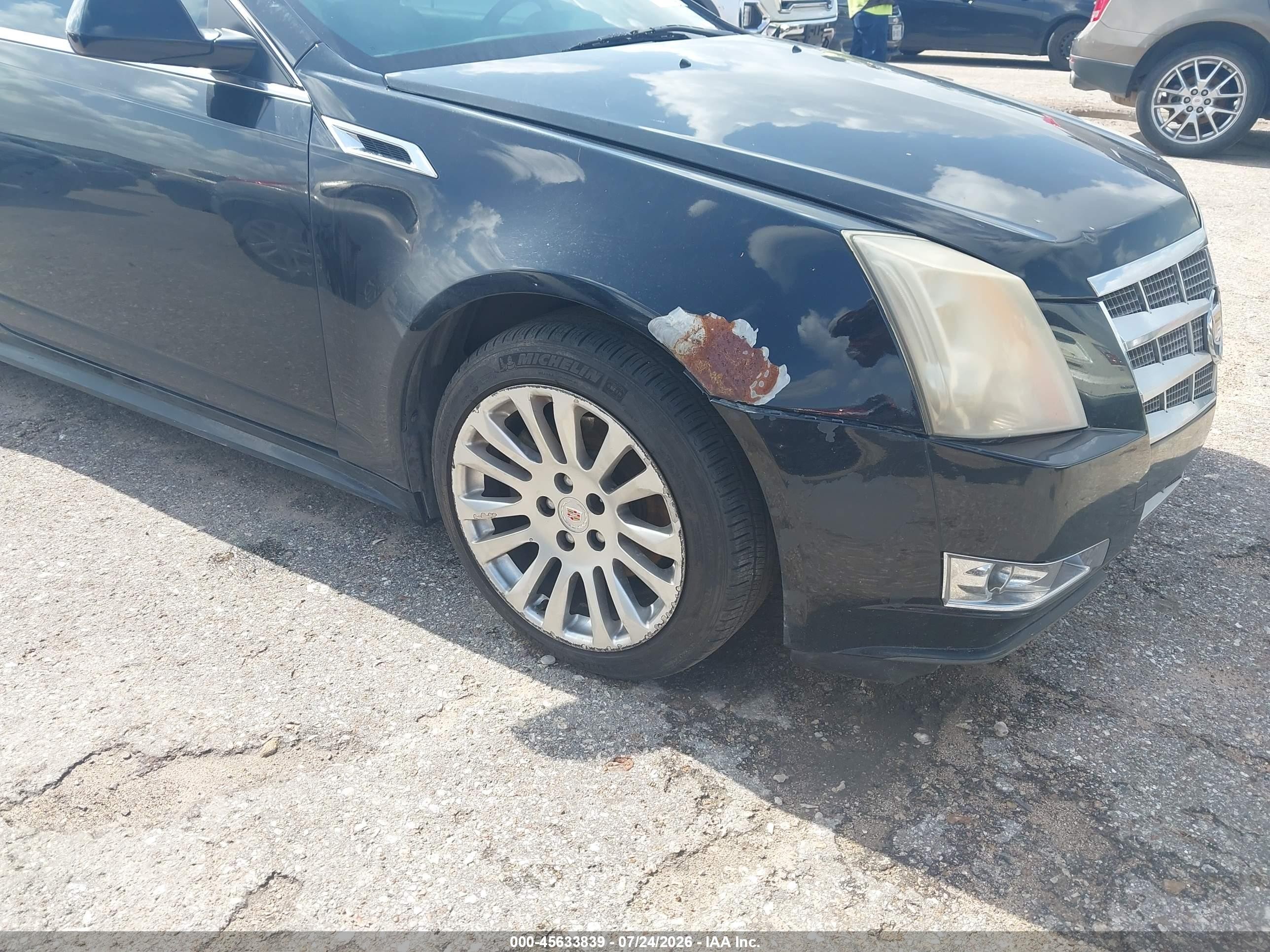 2011 Cadillac Cts Performance Black vin: 1G6DJ1ED6B0154797