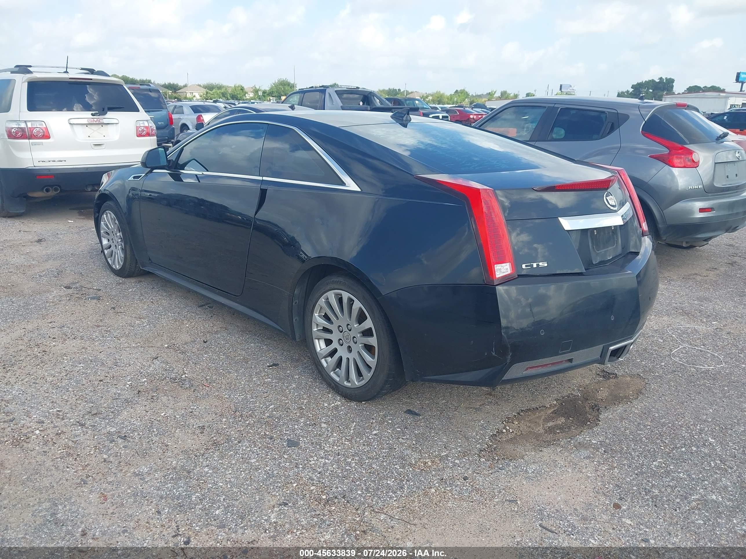 2011 Cadillac Cts Performance Black vin: 1G6DJ1ED6B0154797