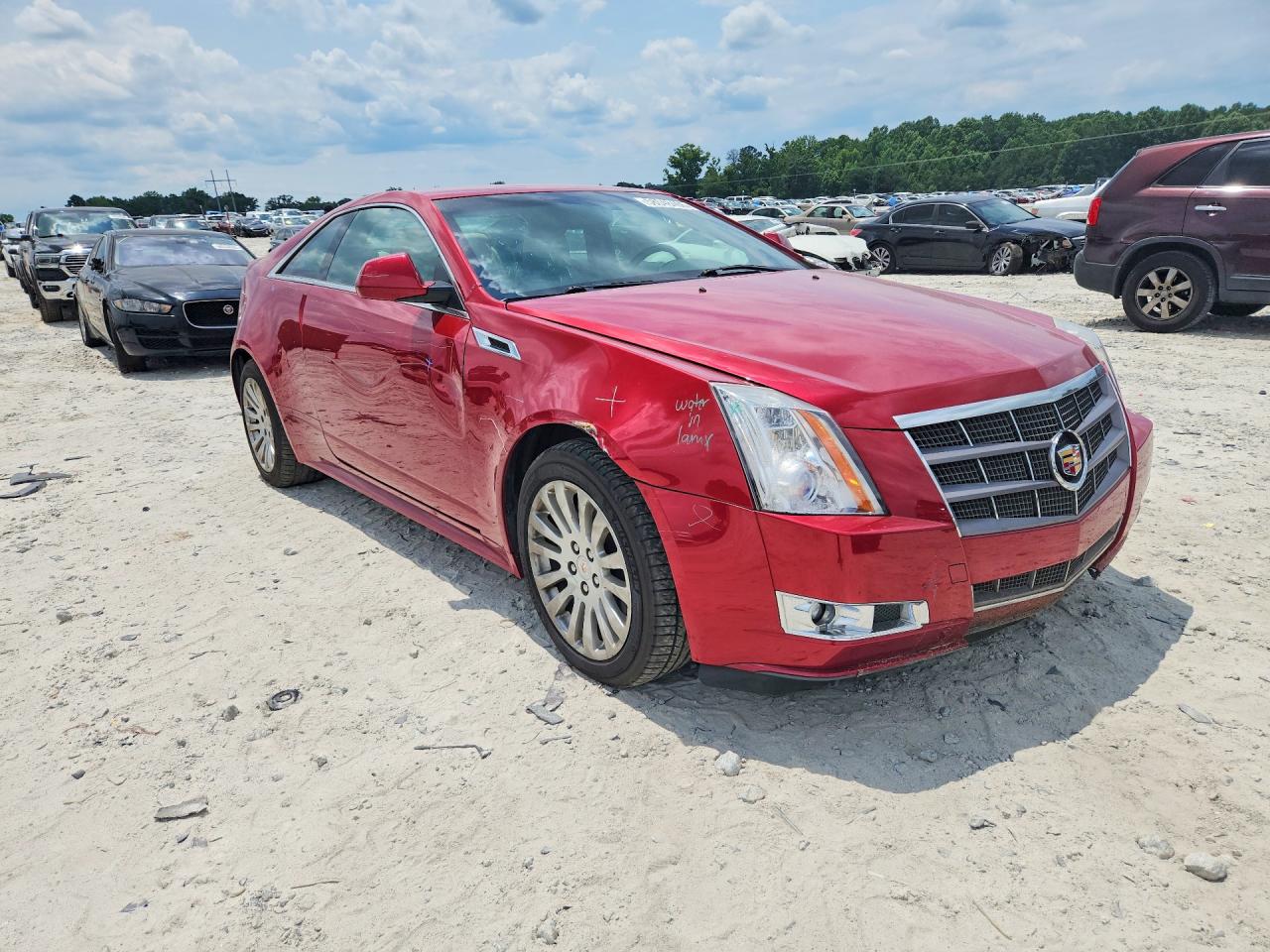 2011 Cadillac Cts Performance Collection Red vin: 1G6DJ1ED8B0133143