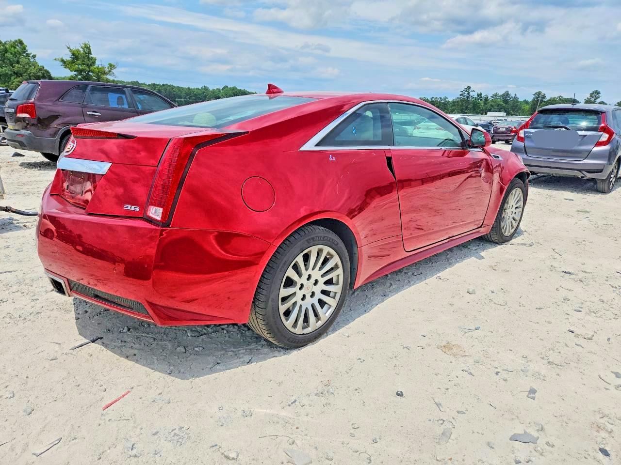 2011 Cadillac Cts Performance Collection Red vin: 1G6DJ1ED8B0133143