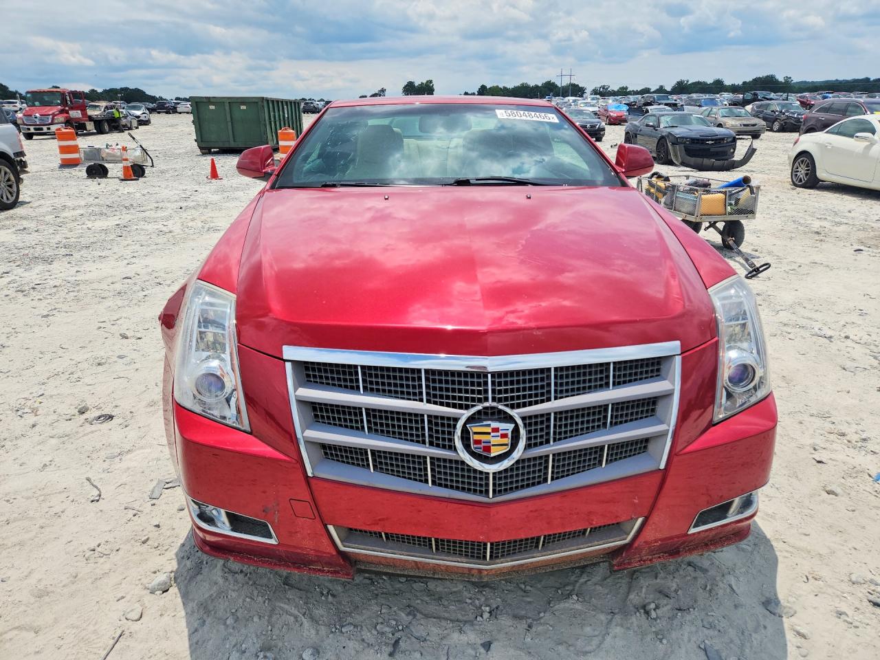 2011 Cadillac Cts Performance Collection Red vin: 1G6DJ1ED8B0133143