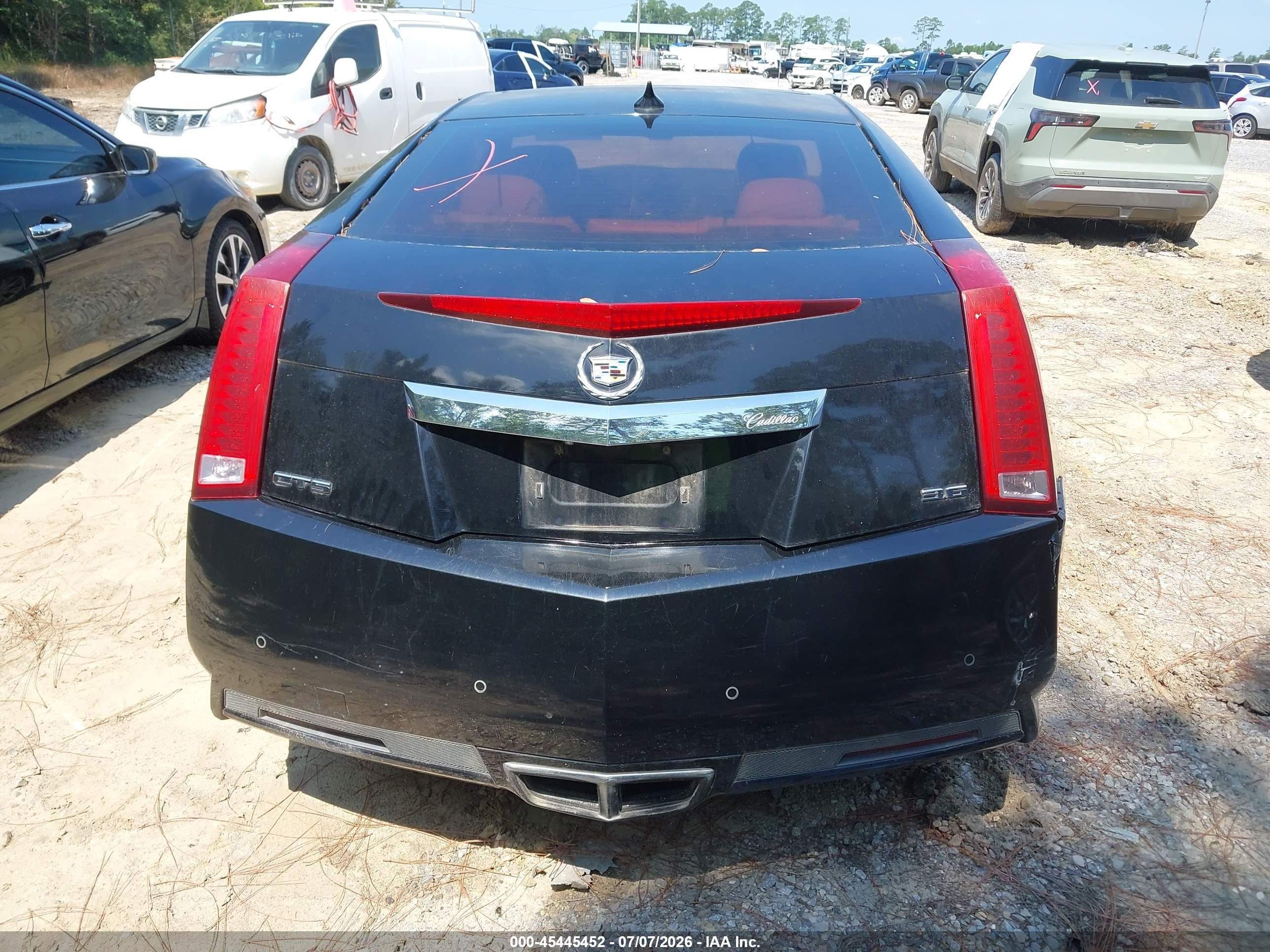 2011 Cadillac Cts Performance Черный vin: 1G6DJ1ED9B0137945