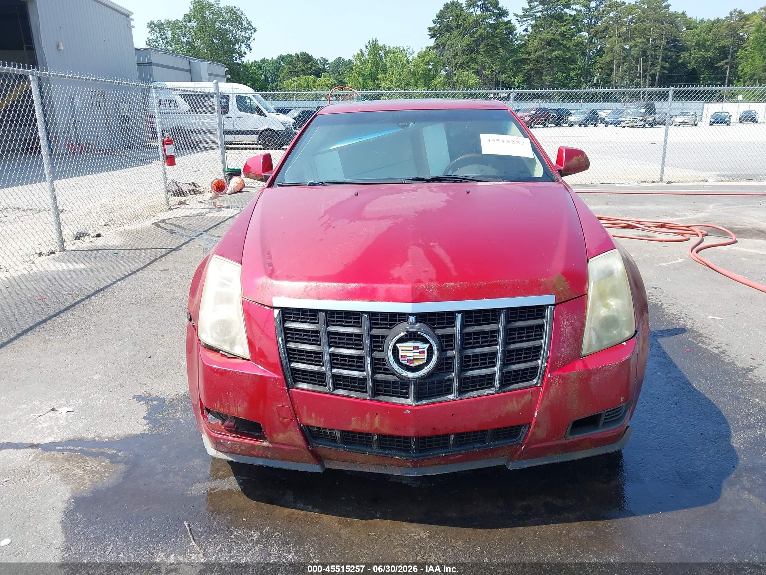 2008 Cadillac Cts Rwd W/1sa Red vin: 1G6DJ577080140899