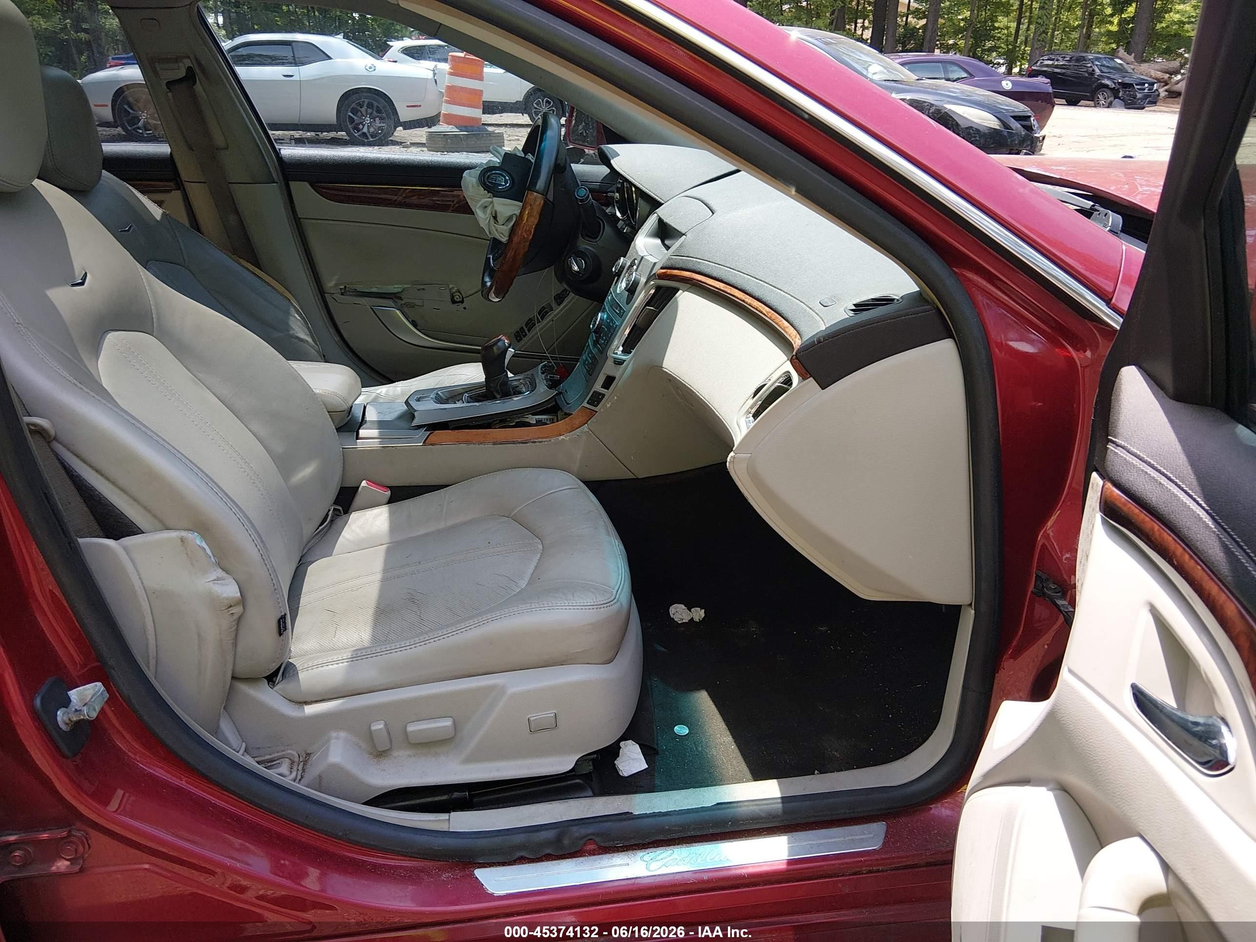 2009 Cadillac Cts Rwd W/1sa Красный vin: 1G6DJ577090105426