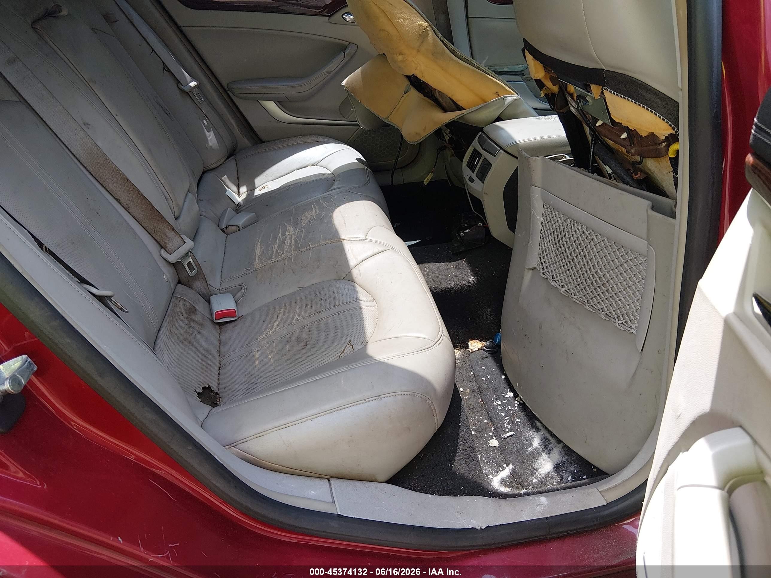 2009 Cadillac Cts Rwd W/1sa Красный vin: 1G6DJ577090105426