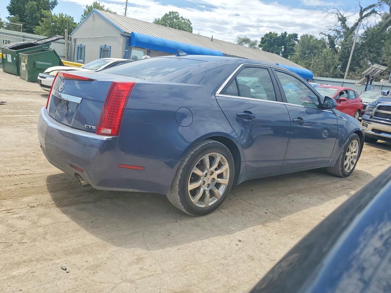 2009 Cadillac Cts Blue vin: 1G6DJ577490156105