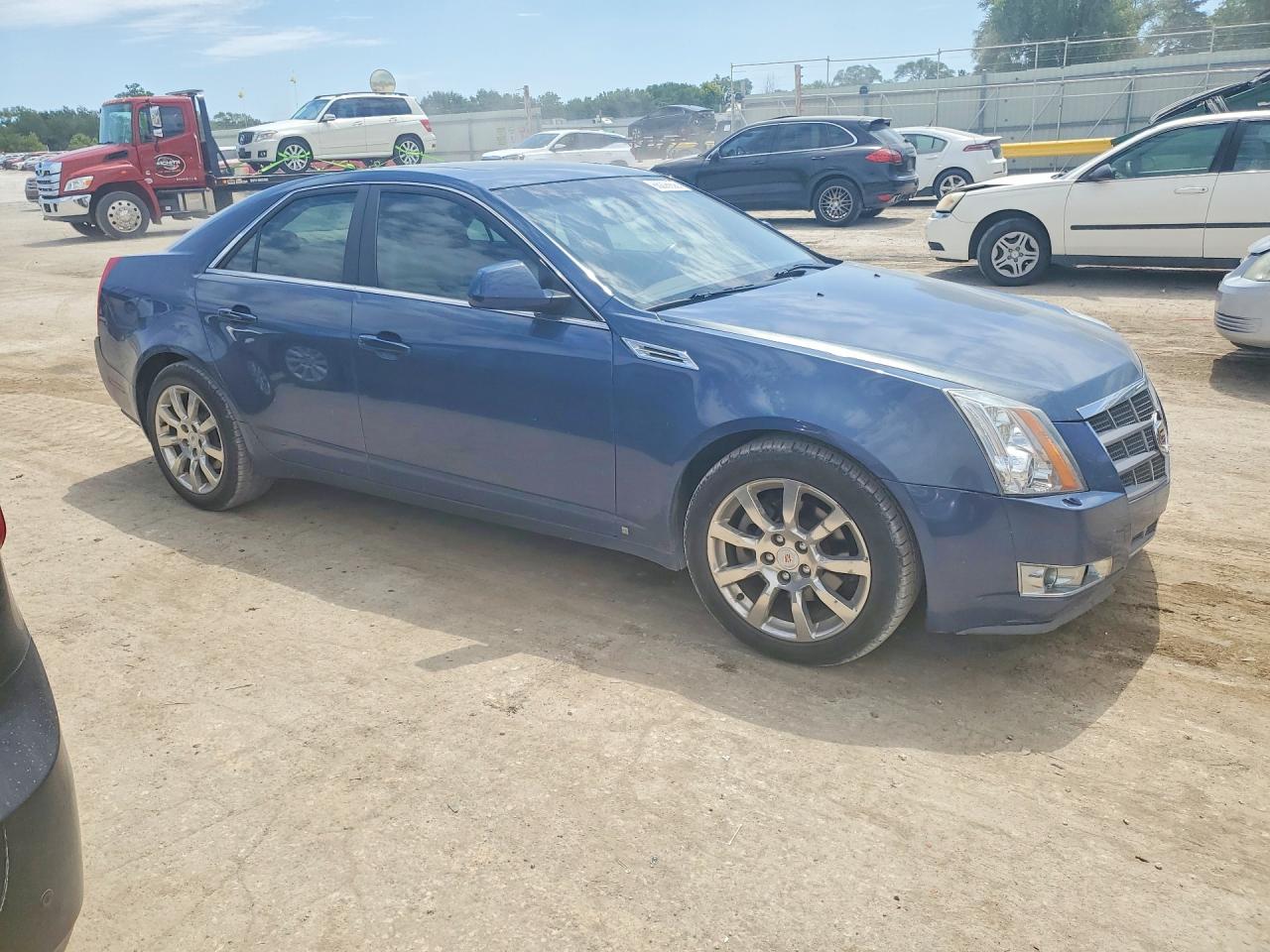 2009 Cadillac Cts Blue vin: 1G6DJ577490156105