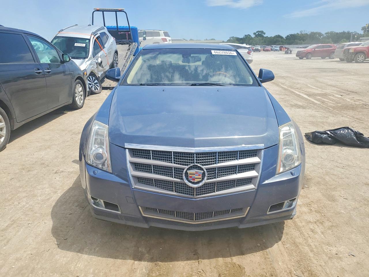 2009 Cadillac Cts Blue vin: 1G6DJ577490156105