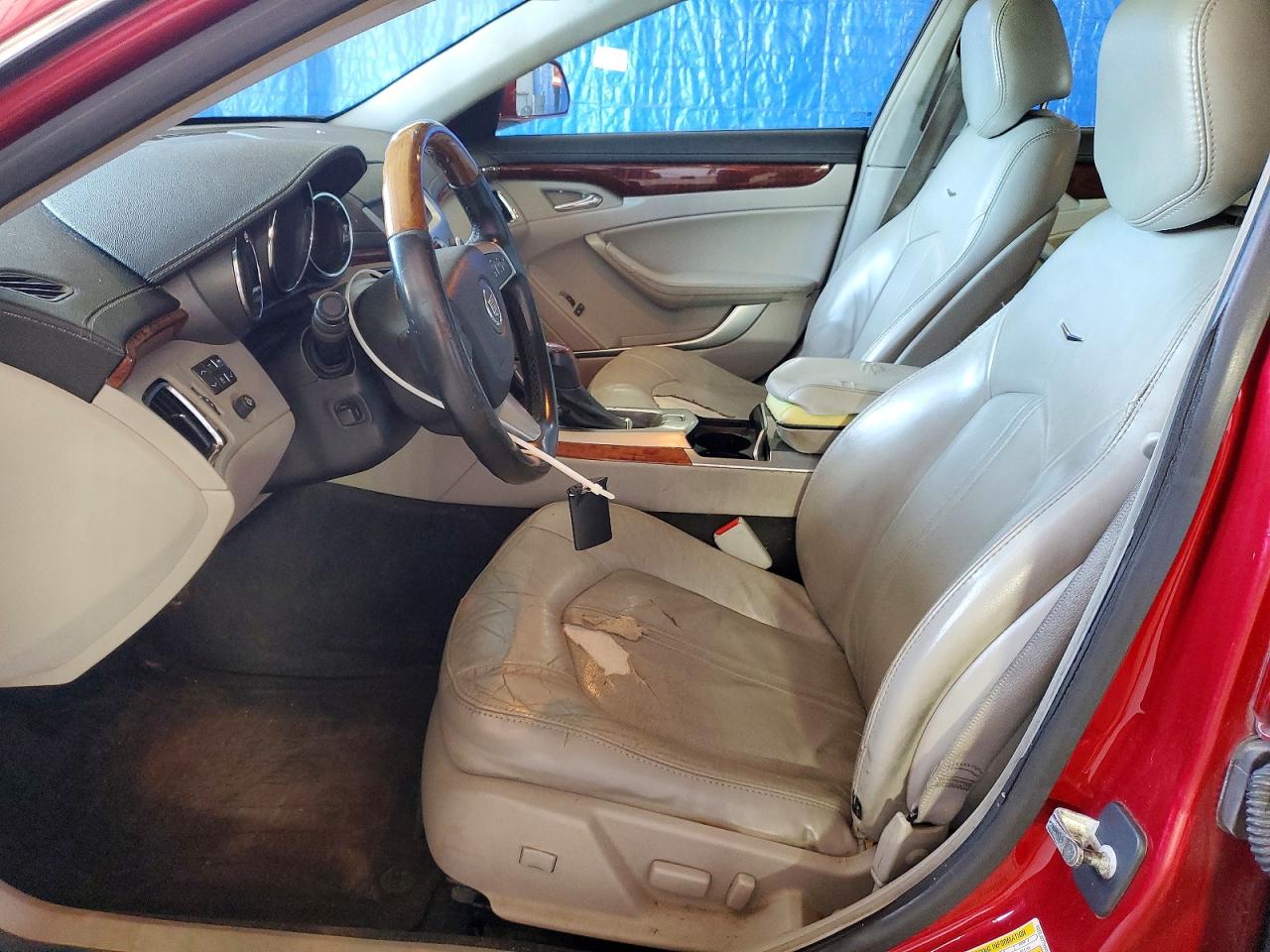 2009 Cadillac Cts Red vin: 1G6DJ577990121432