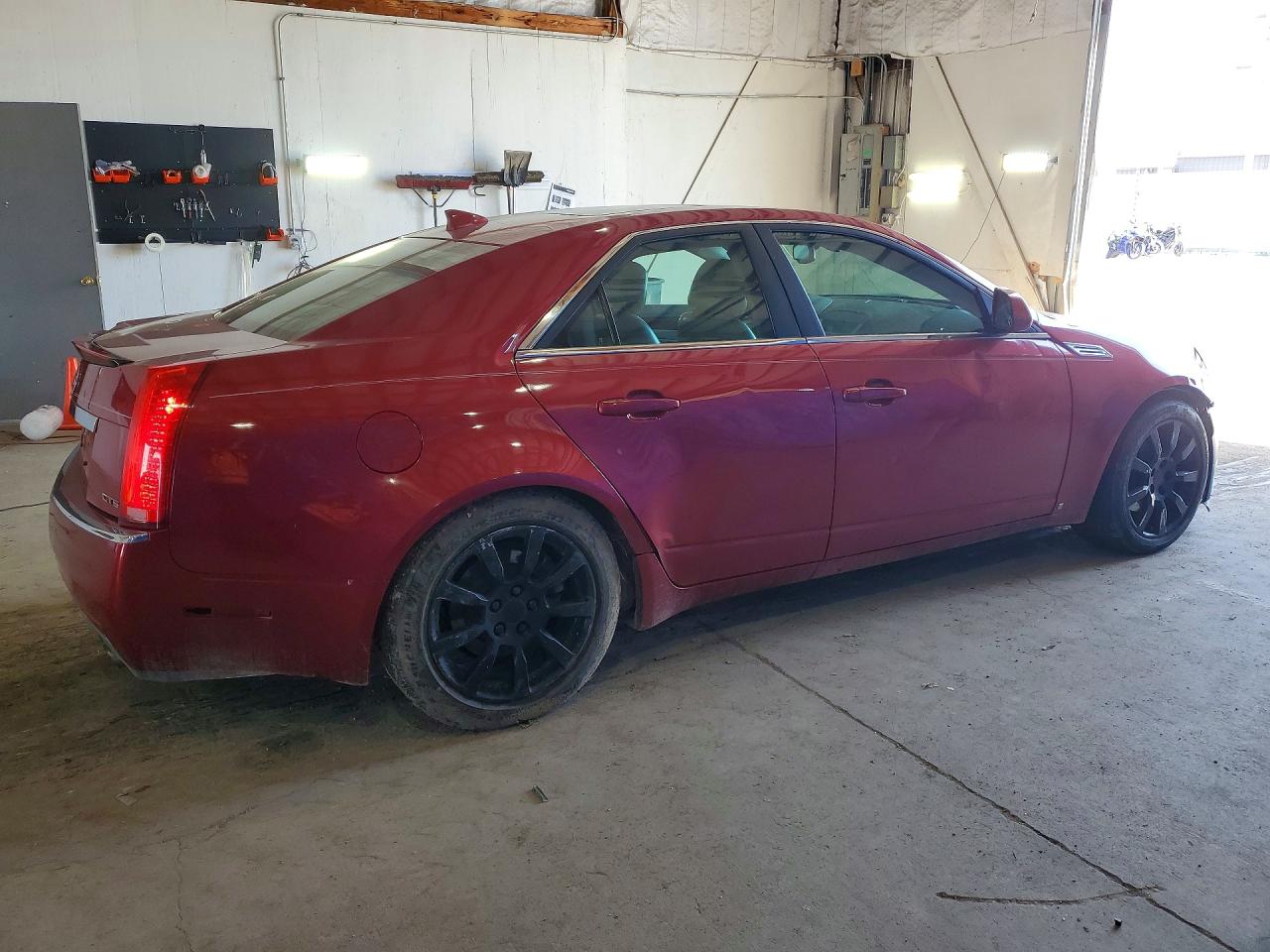 2009 Cadillac Cts Red vin: 1G6DJ577990121432