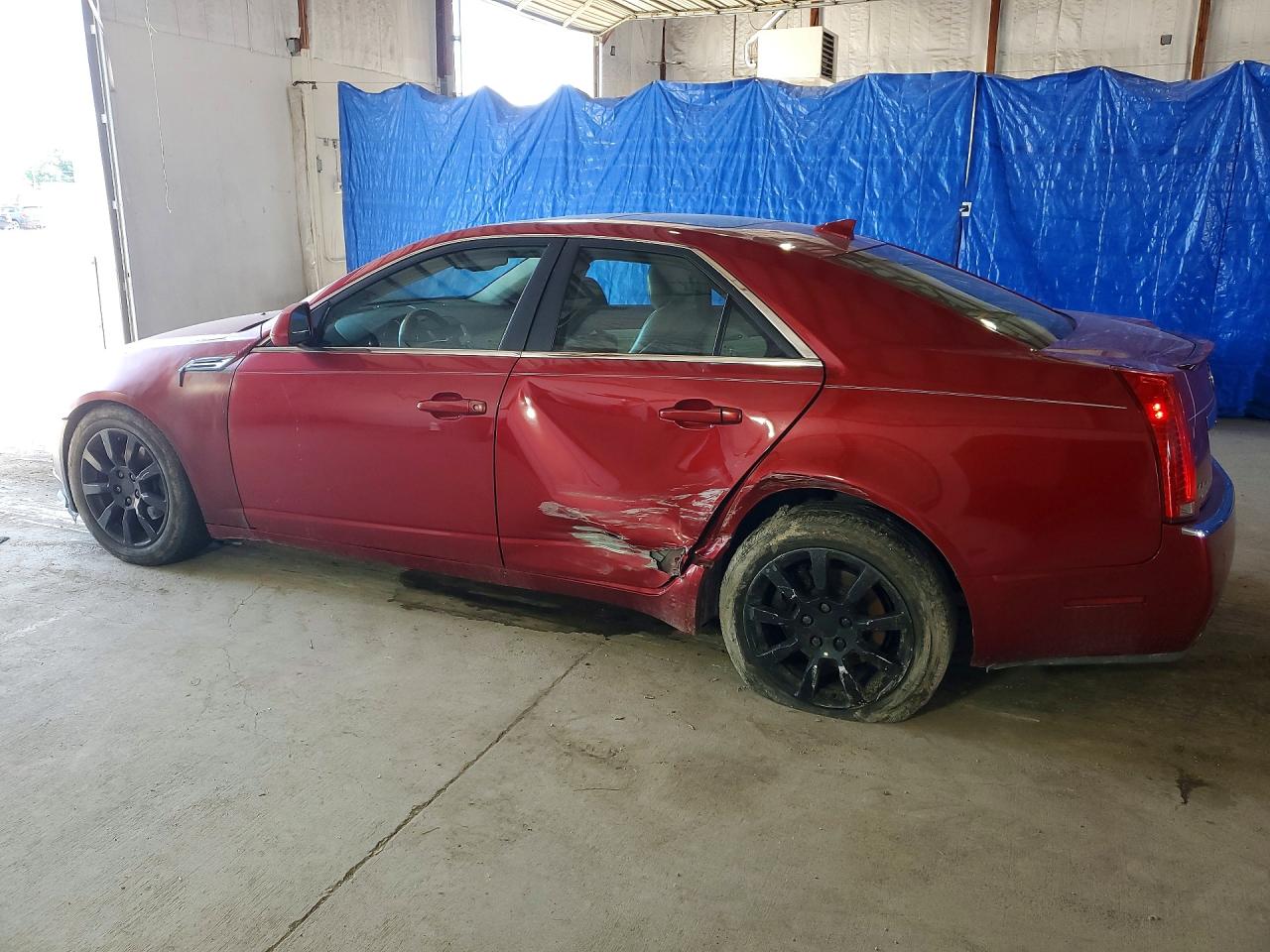 2009 Cadillac Cts Red vin: 1G6DJ577990121432