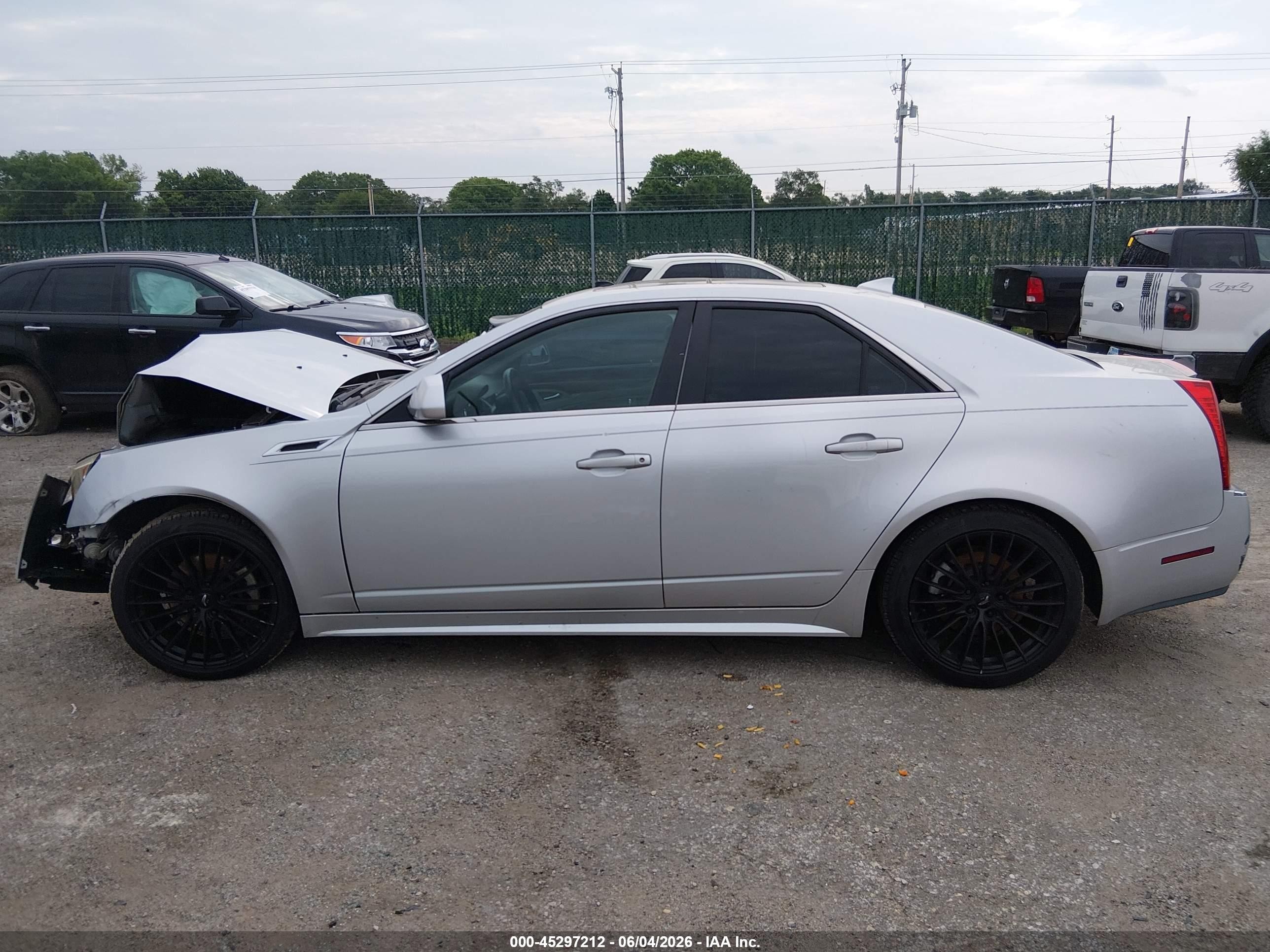 2012 Cadillac Cts Performance Серебряный vin: 1G6DJ5E35C0109978