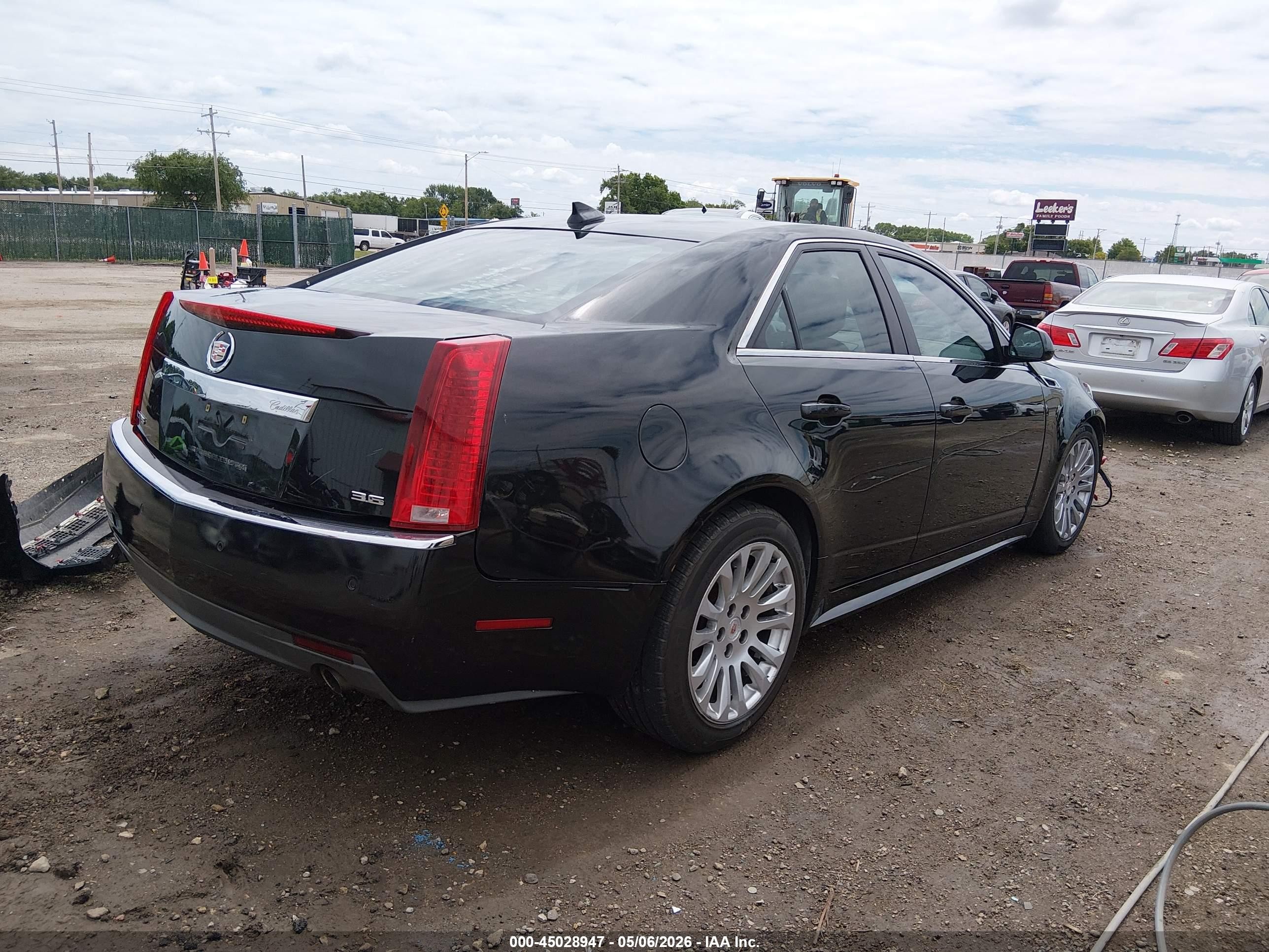 2012 Cadillac Cts Performance Black vin: 1G6DJ5E36C0145923