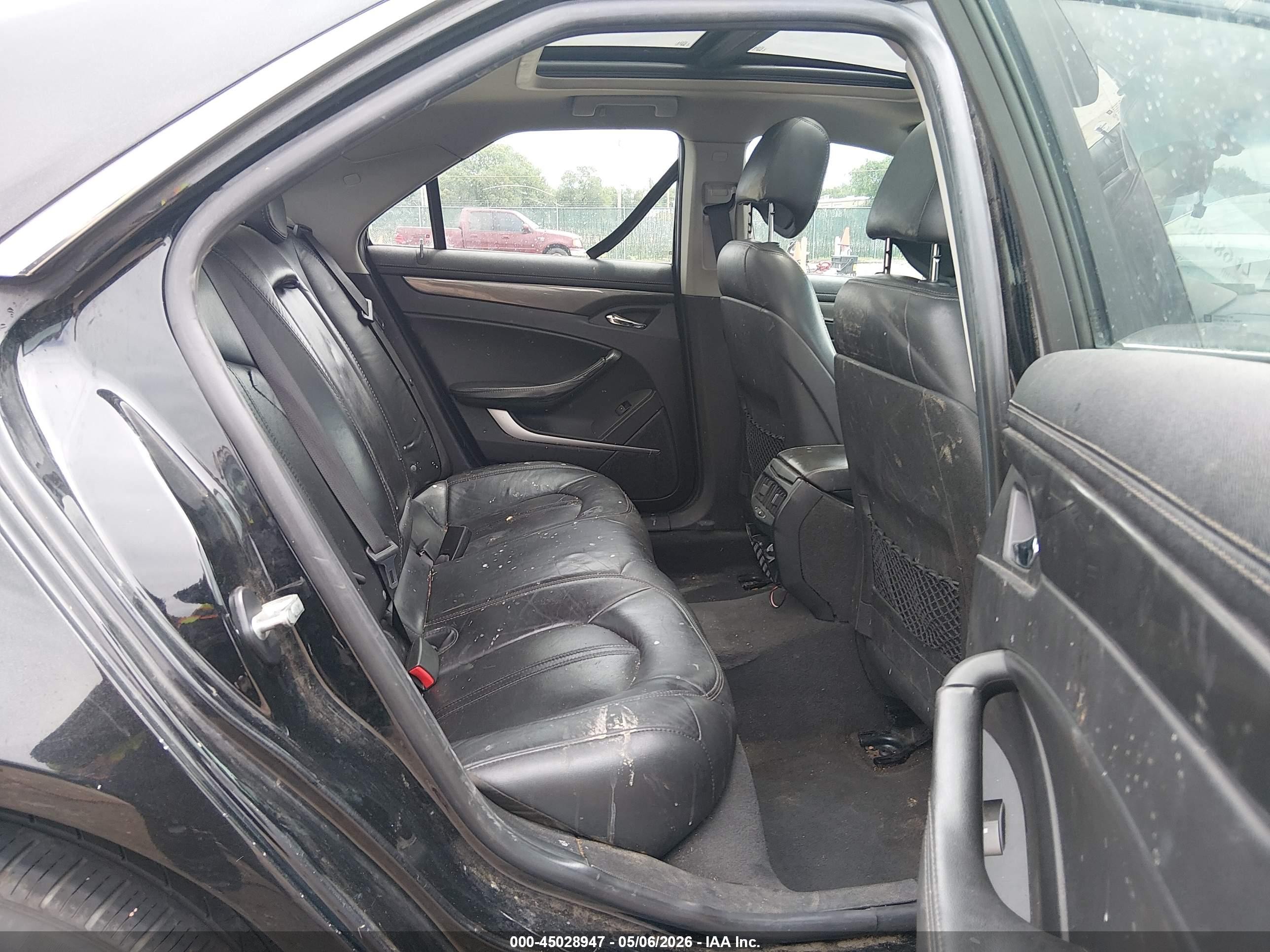 2012 Cadillac Cts Performance Black vin: 1G6DJ5E36C0145923