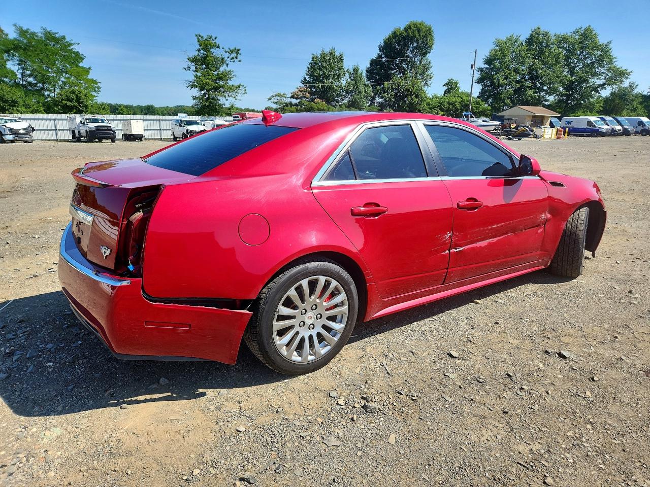 2011 Cadillac Cts Performance Collection Red vin: 1G6DJ5ED4B0170097