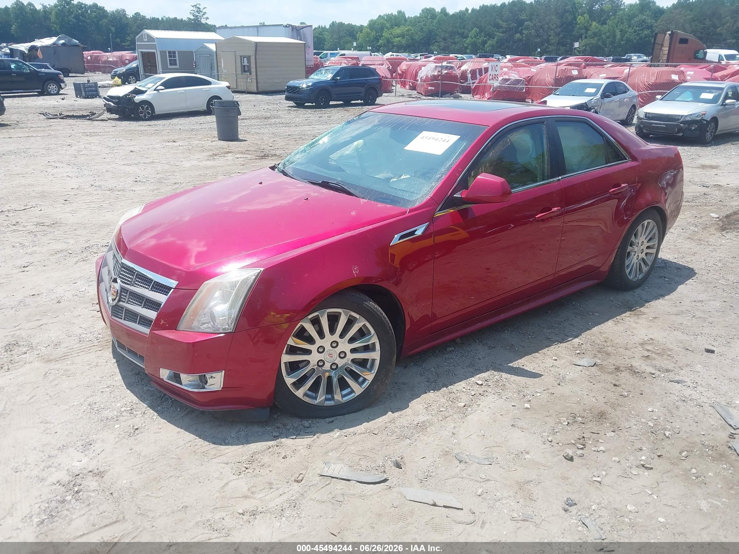 2011 Cadillac Cts Performance Красный vin: 1G6DJ5EY4B0166764