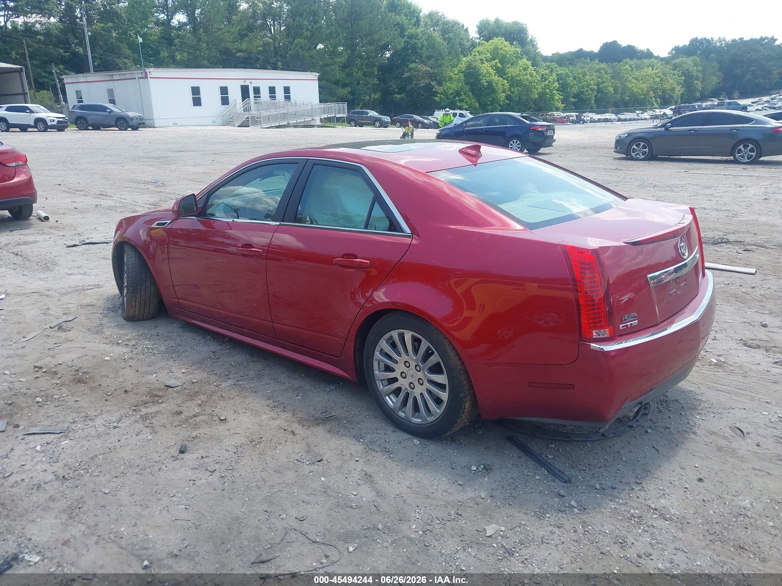 2011 Cadillac Cts Performance Красный vin: 1G6DJ5EY4B0166764