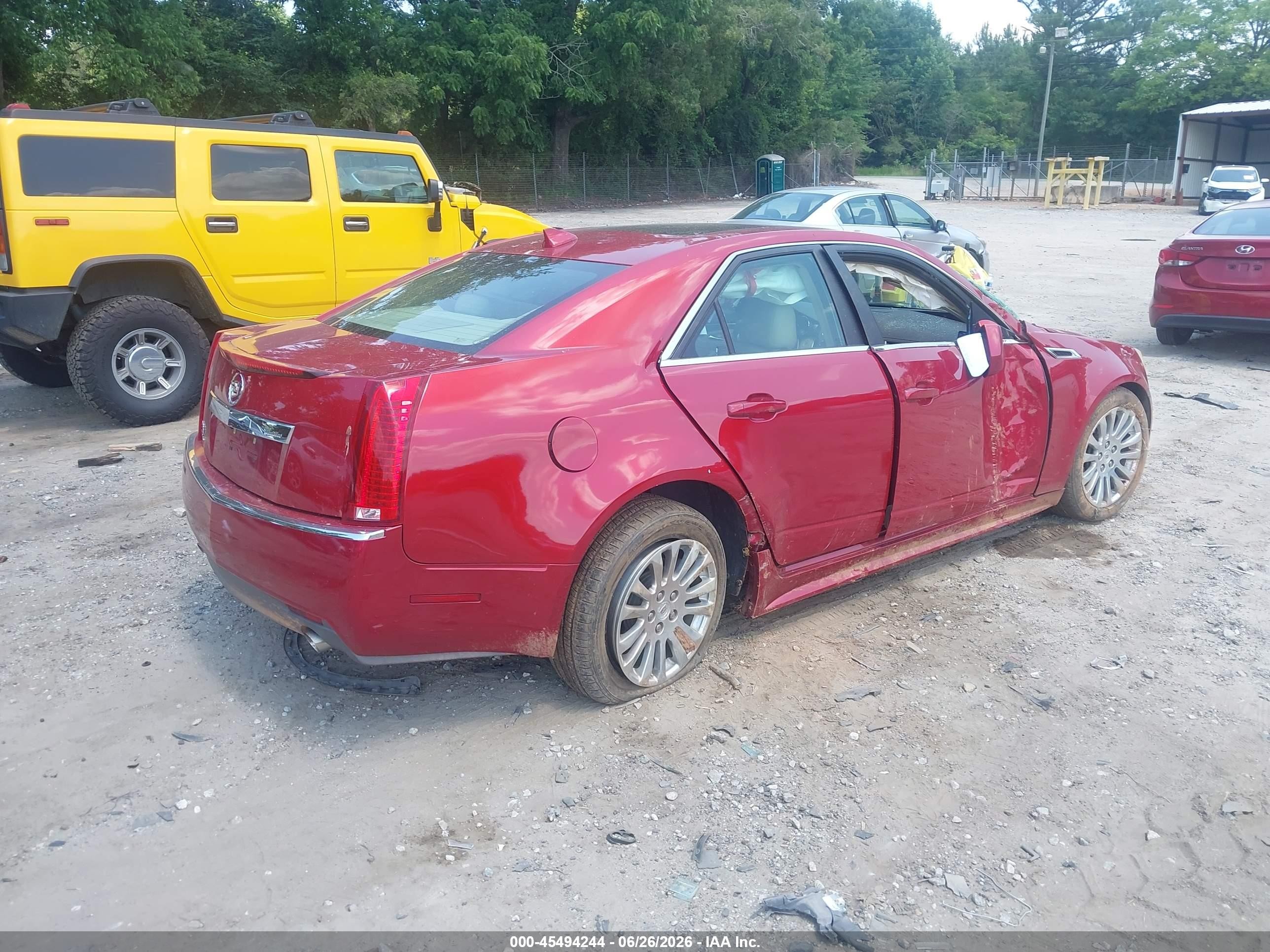 2011 Cadillac Cts Performance Красный vin: 1G6DJ5EY4B0166764