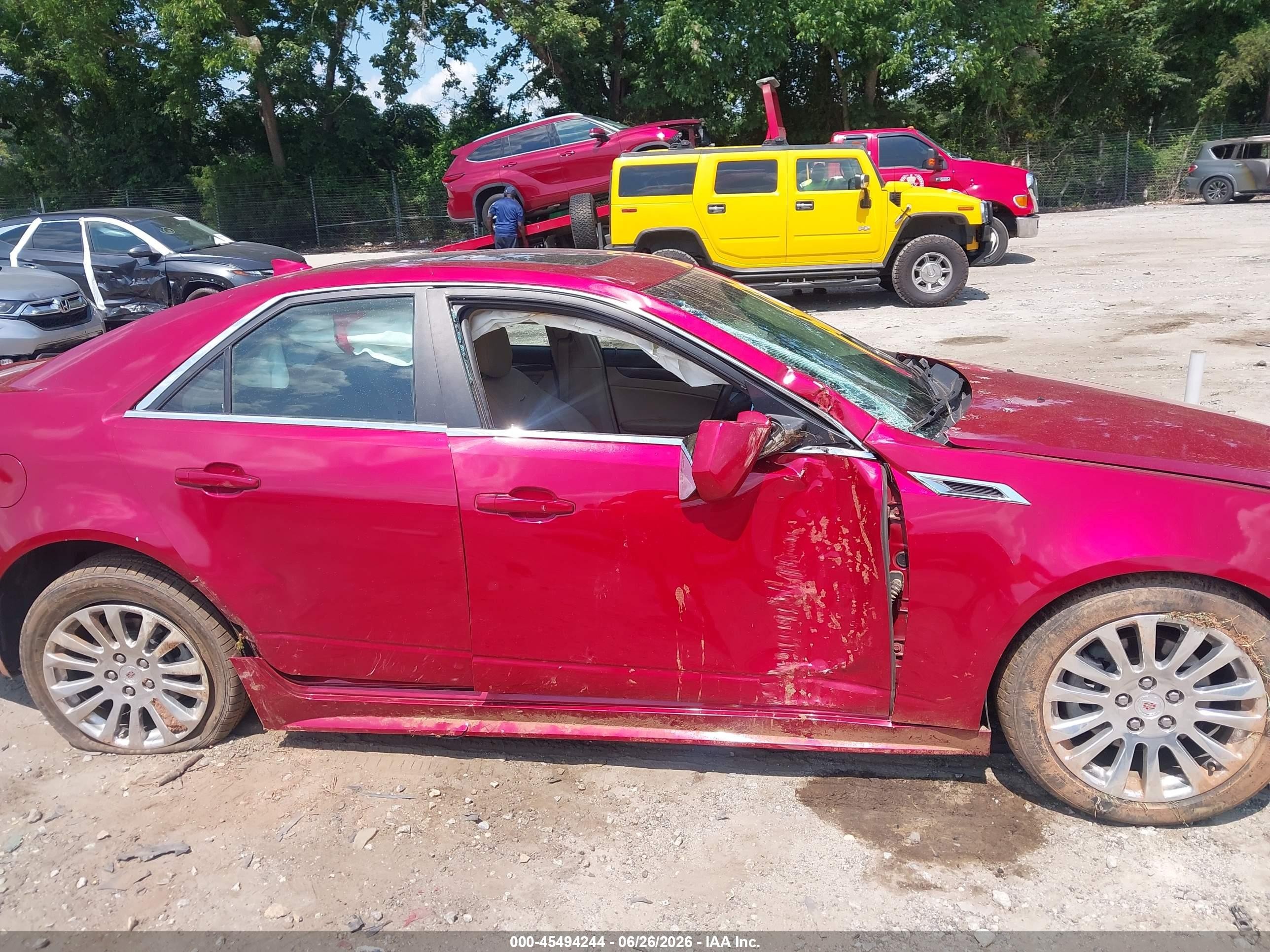 2011 Cadillac Cts Performance Красный vin: 1G6DJ5EY4B0166764