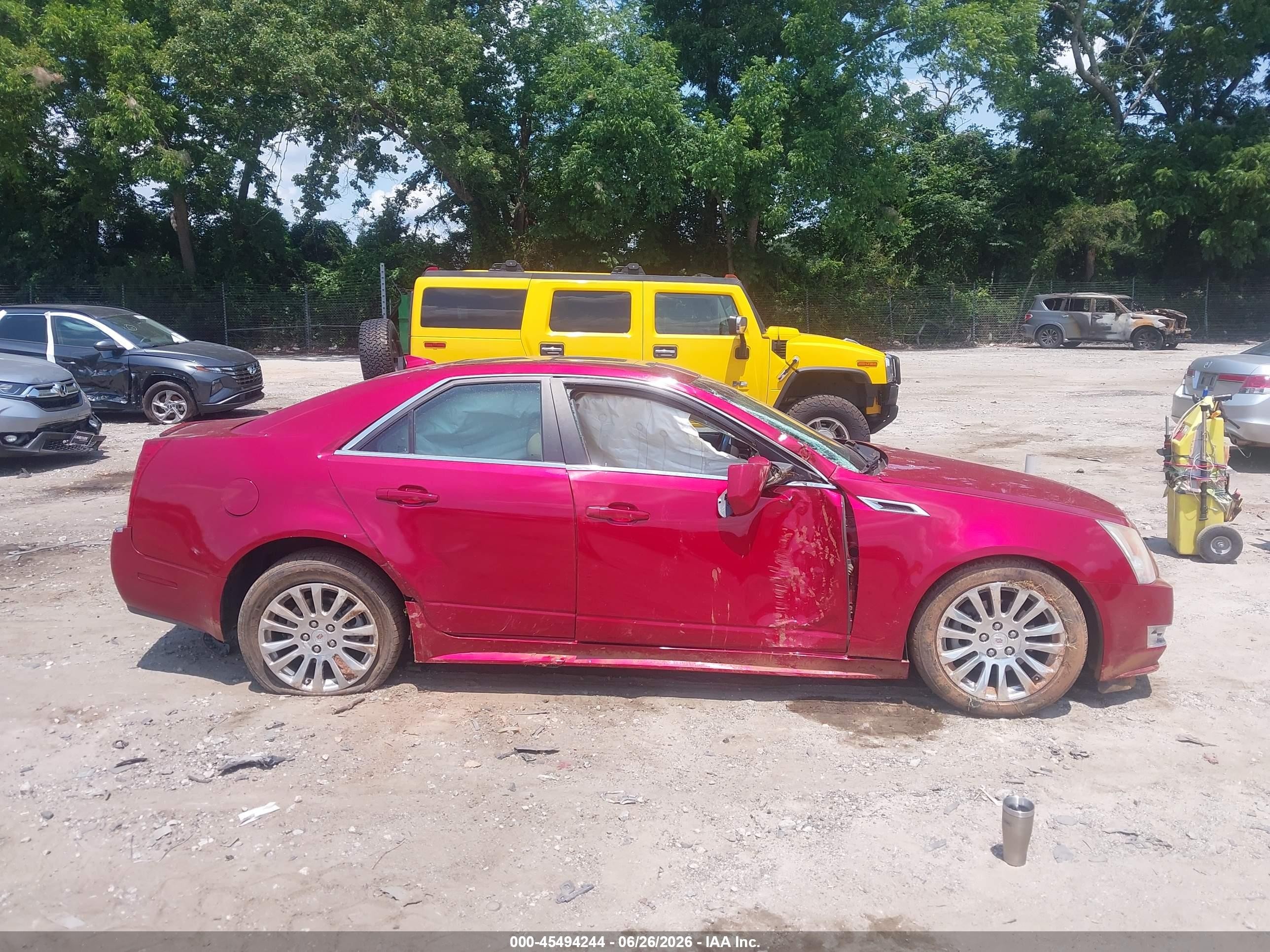 2011 Cadillac Cts Performance Красный vin: 1G6DJ5EY4B0166764