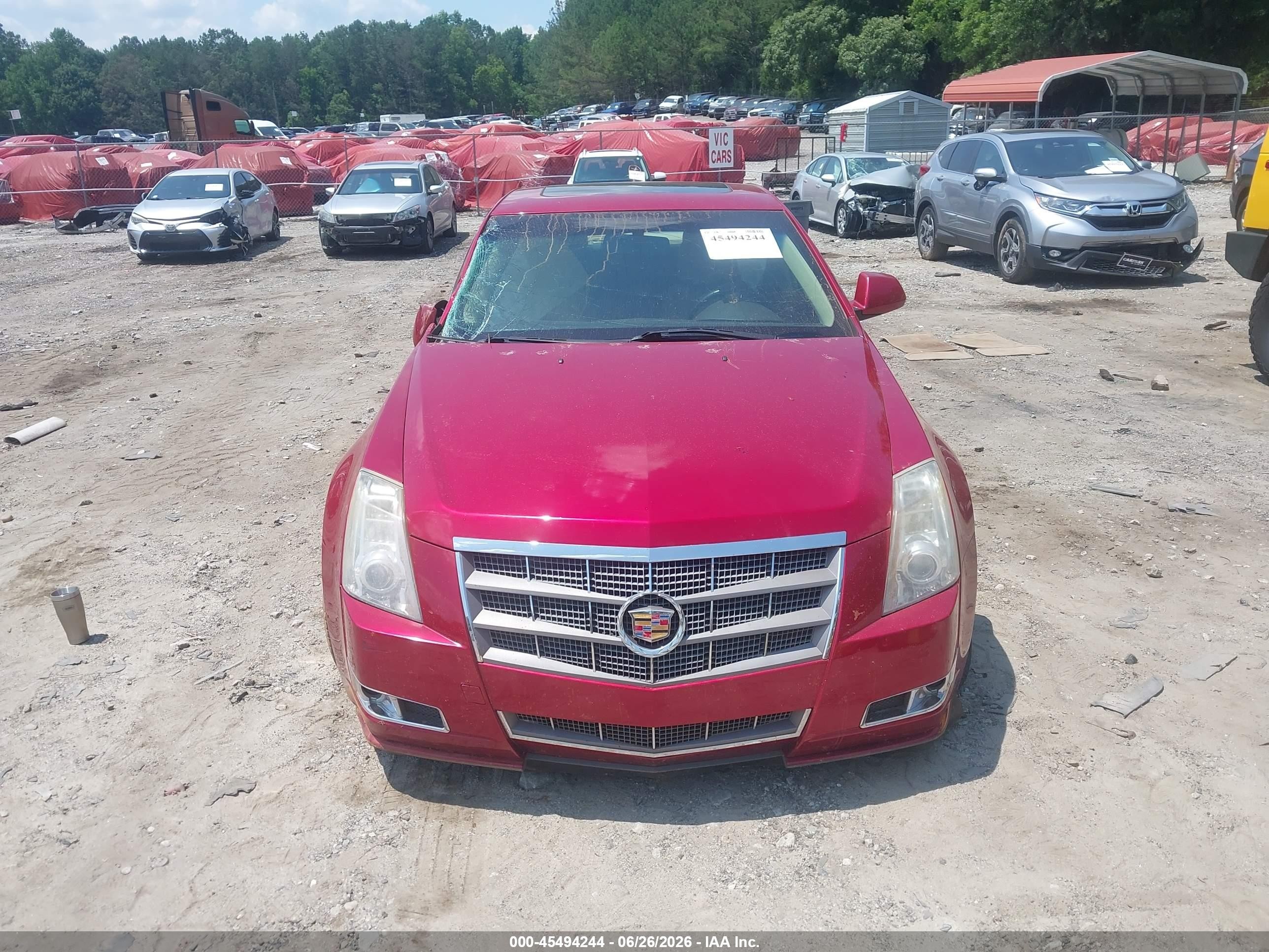 2011 Cadillac Cts Performance Красный vin: 1G6DJ5EY4B0166764