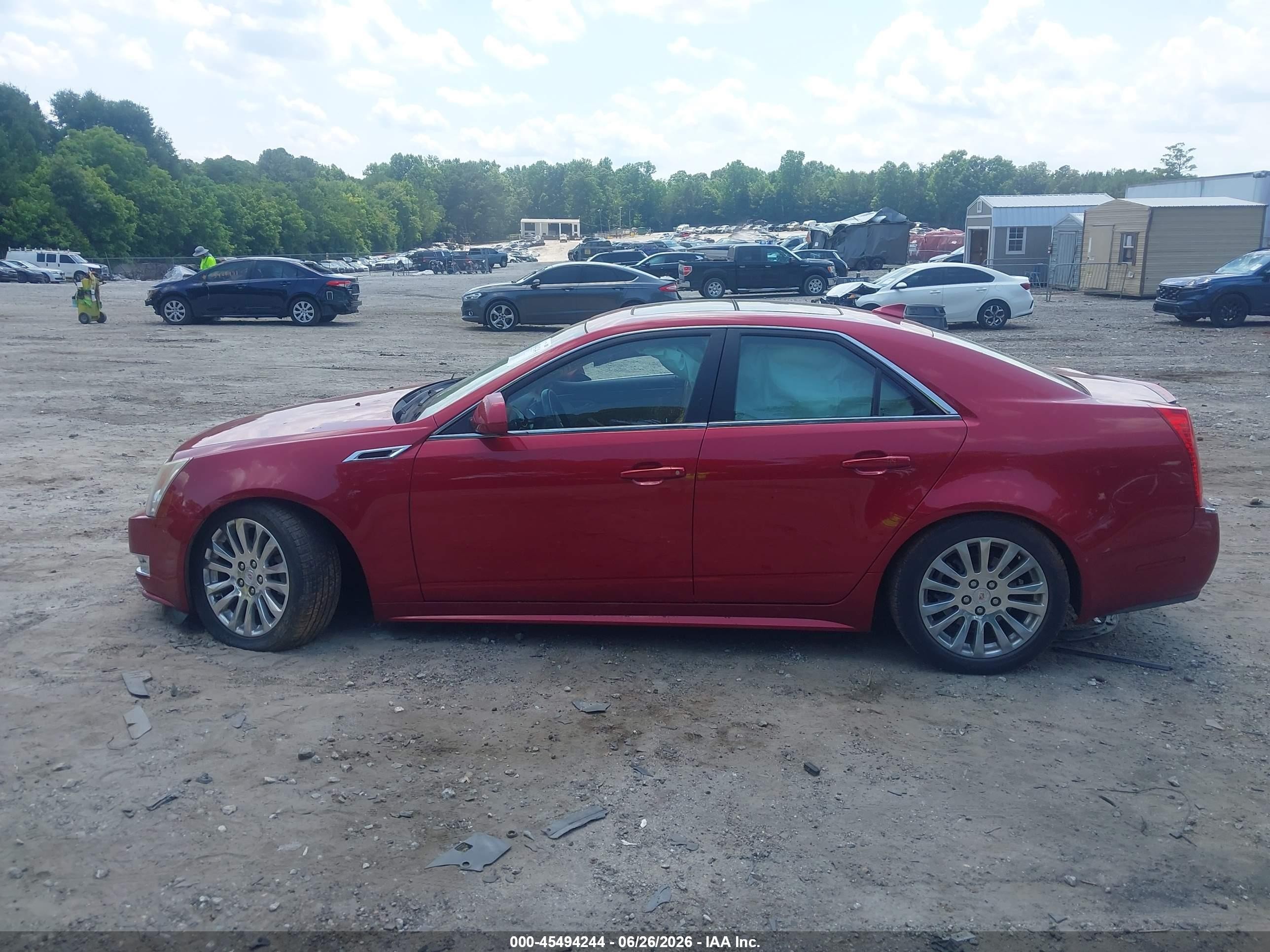 2011 Cadillac Cts Performance Красный vin: 1G6DJ5EY4B0166764