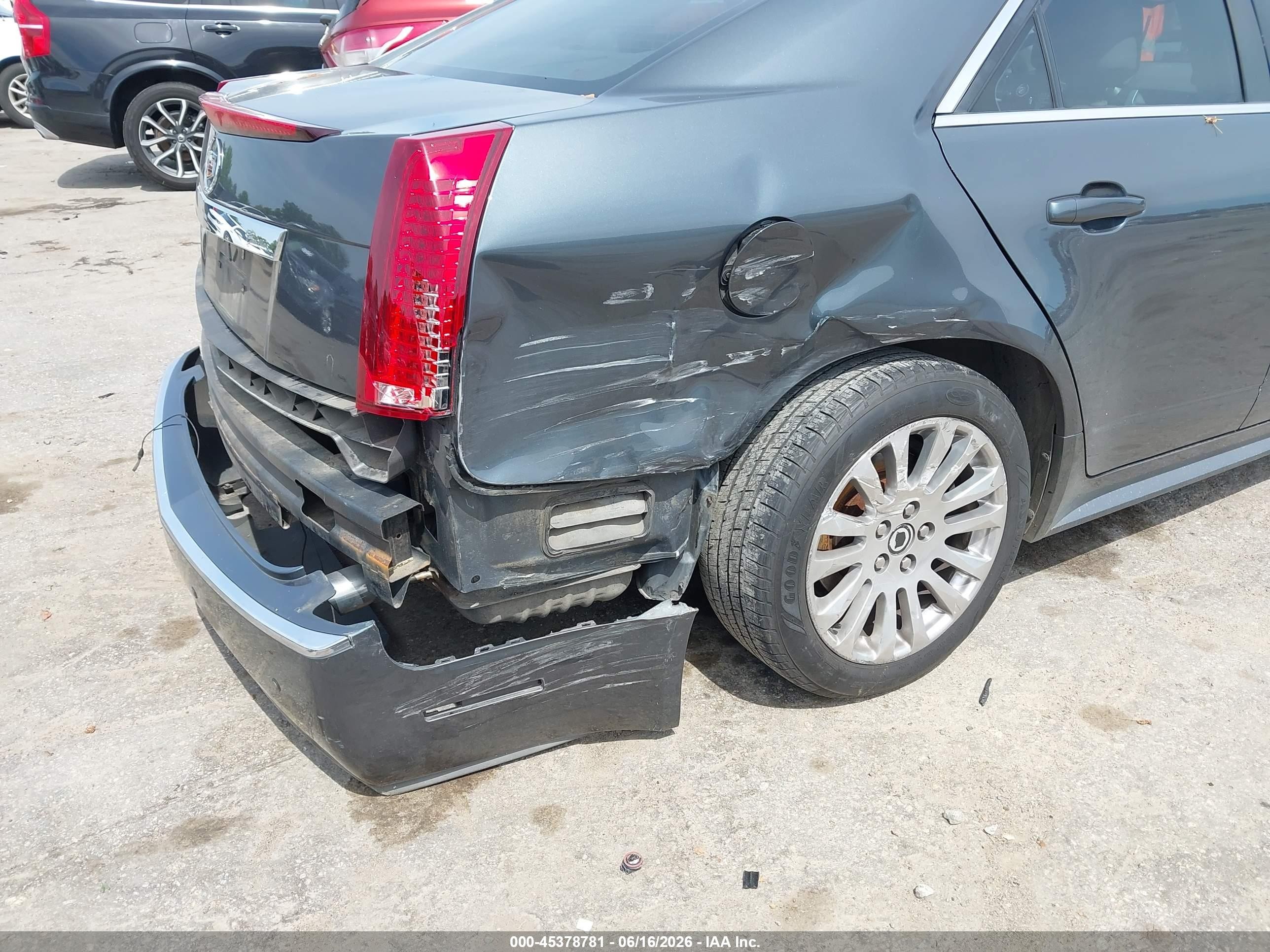 2011 Cadillac Cts Performance Серый vin: 1G6DJ5EYXB0132523