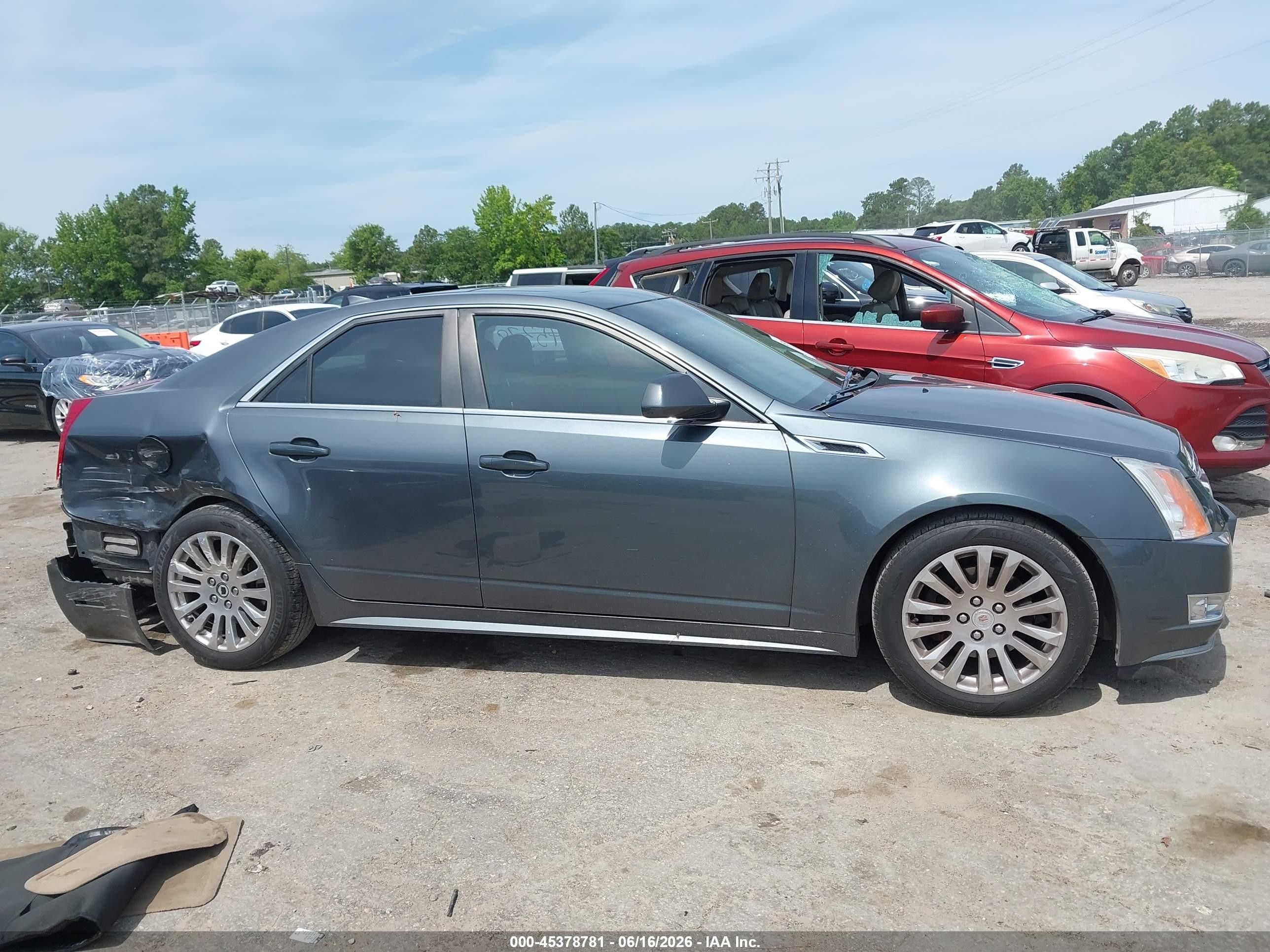 2011 Cadillac Cts Performance Серый vin: 1G6DJ5EYXB0132523