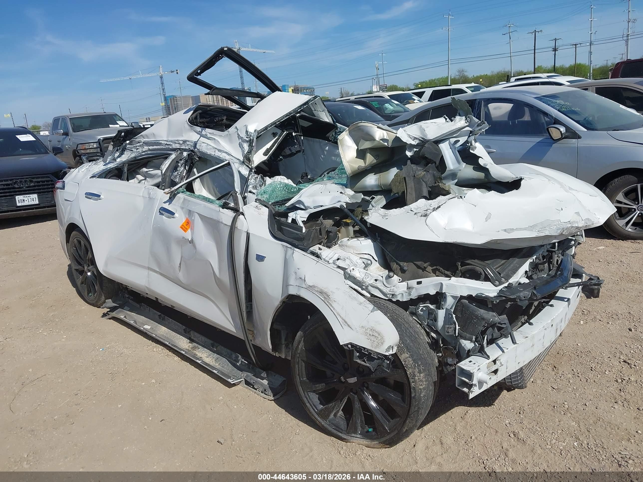 2022 Cadillac Ct4 Luxury Белый vin: 1G6DJ5RK4N0114237