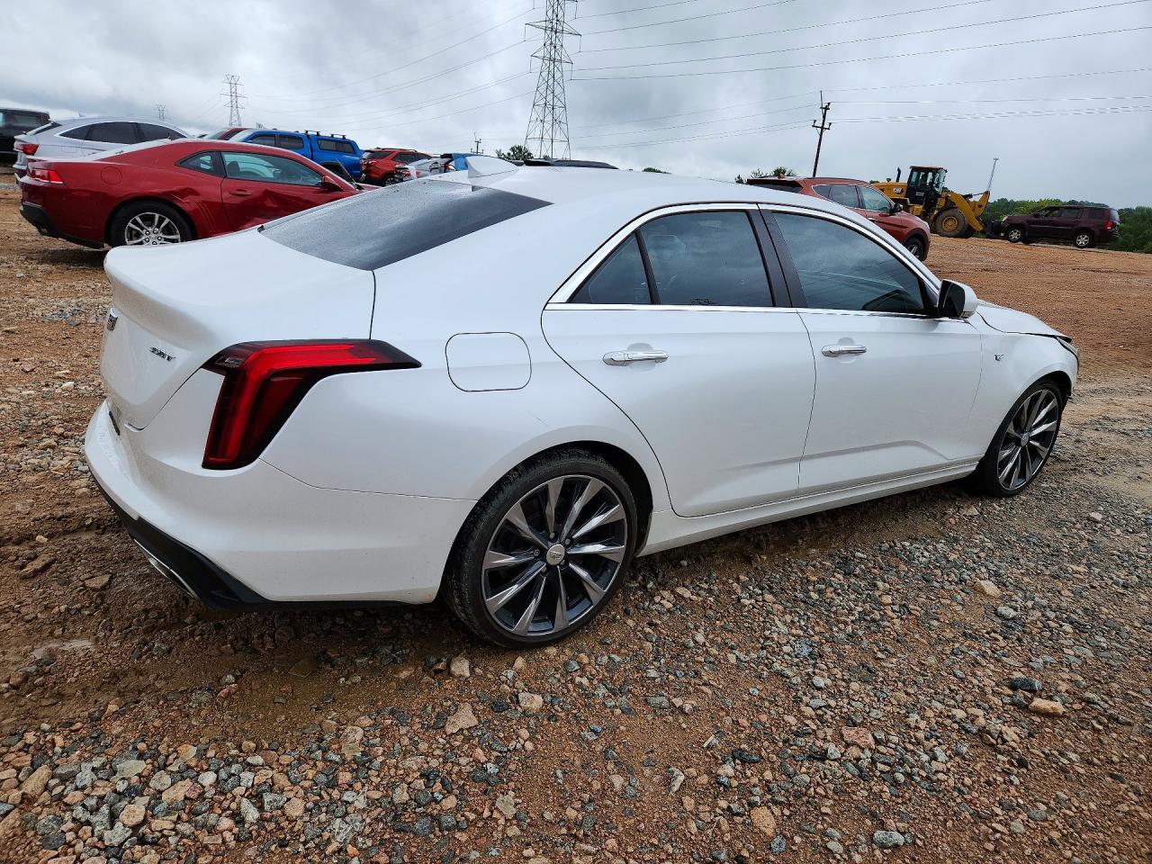 2021 Cadillac Ct4 Luxury Белый vin: 1G6DJ5RK8M0118693