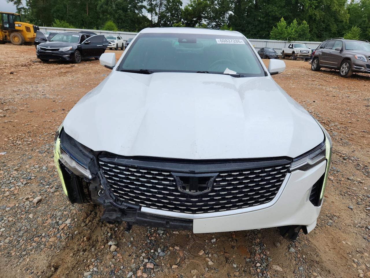 2021 Cadillac Ct4 Luxury Белый vin: 1G6DJ5RK8M0118693
