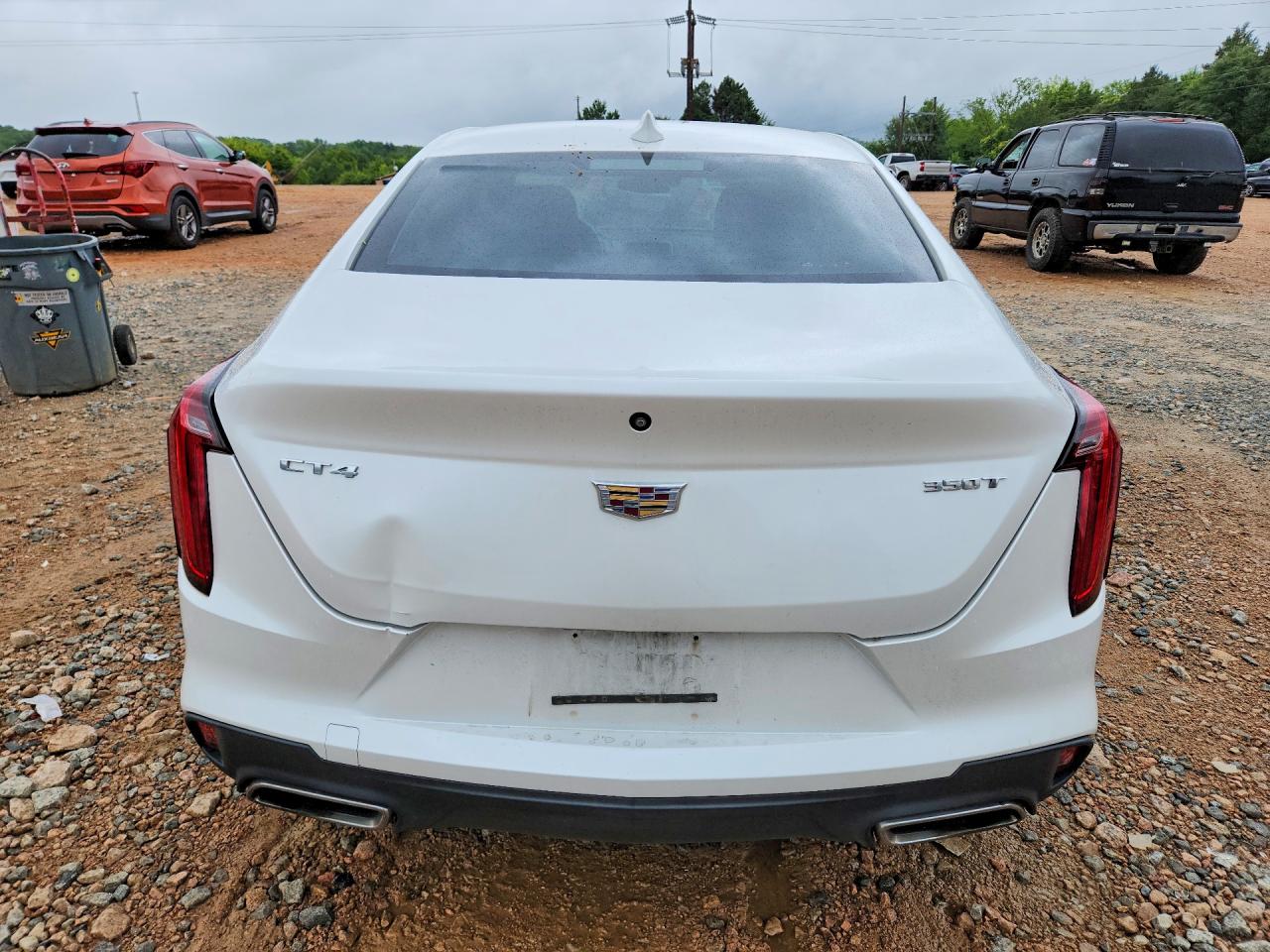 2021 Cadillac Ct4 Luxury Белый vin: 1G6DJ5RK8M0118693