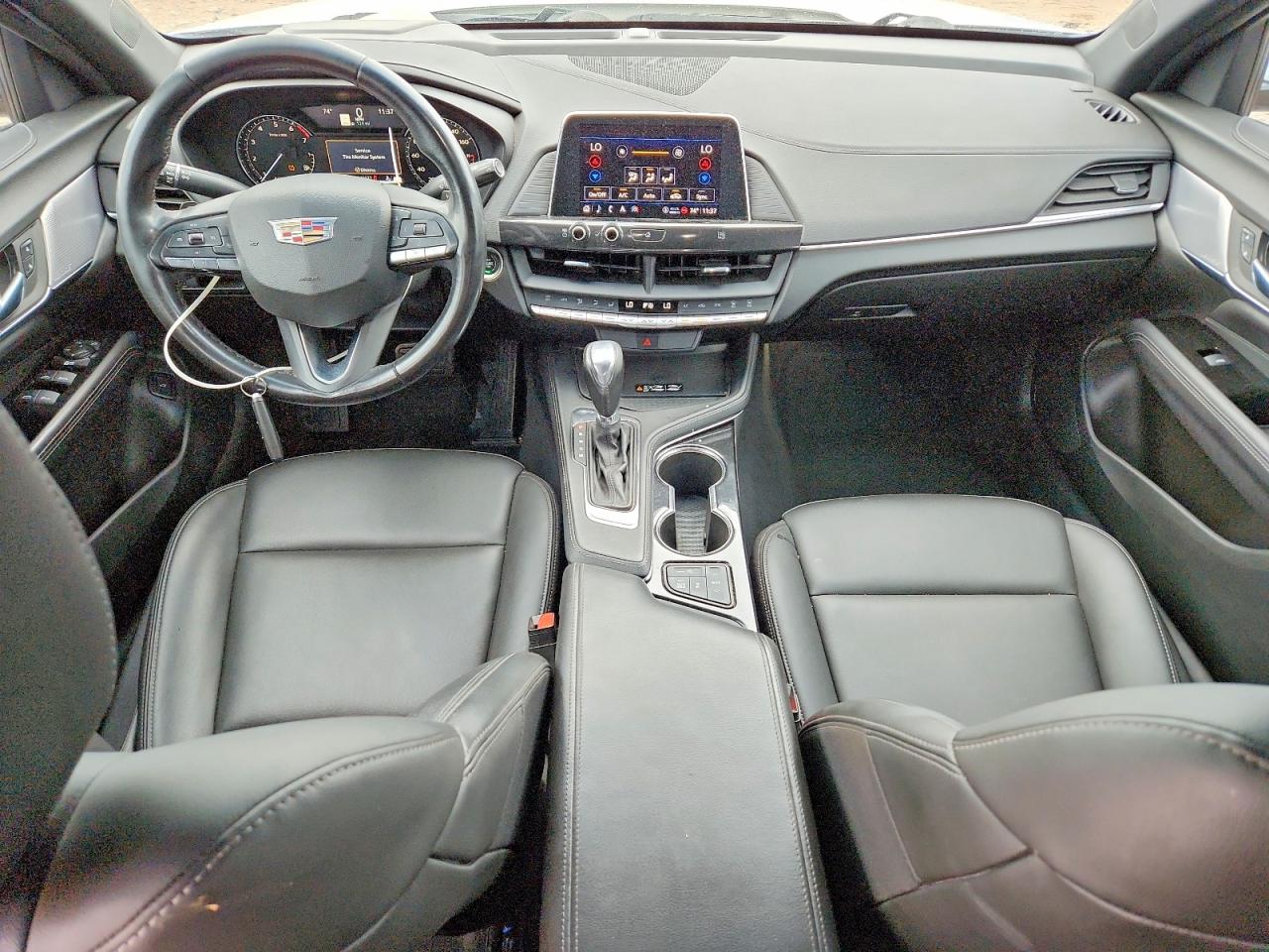 2021 Cadillac Ct4 Luxury Белый vin: 1G6DJ5RK8M0118693