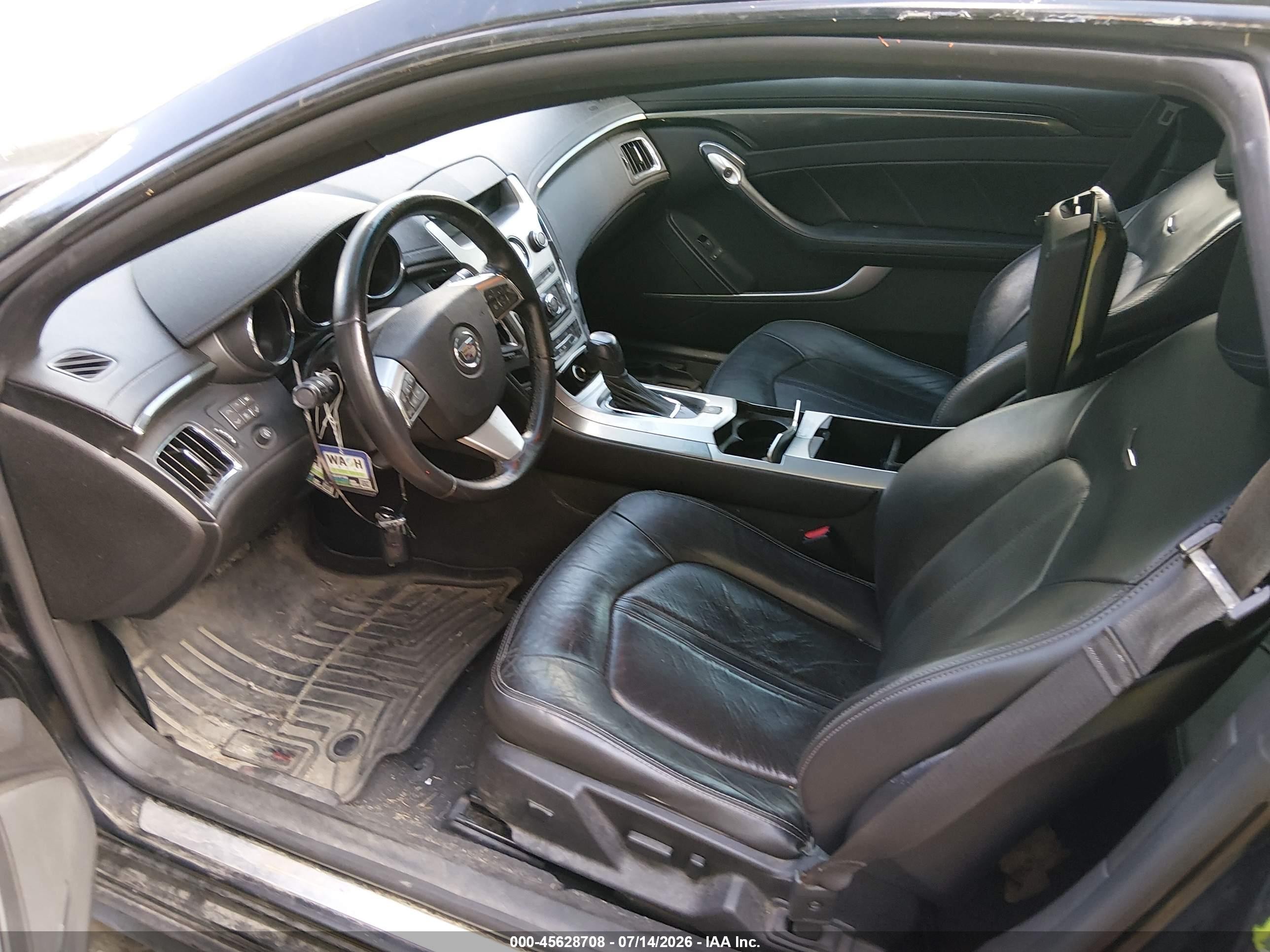 2012 Cadillac Cts Performance Black vin: 1G6DK1E35C0142596