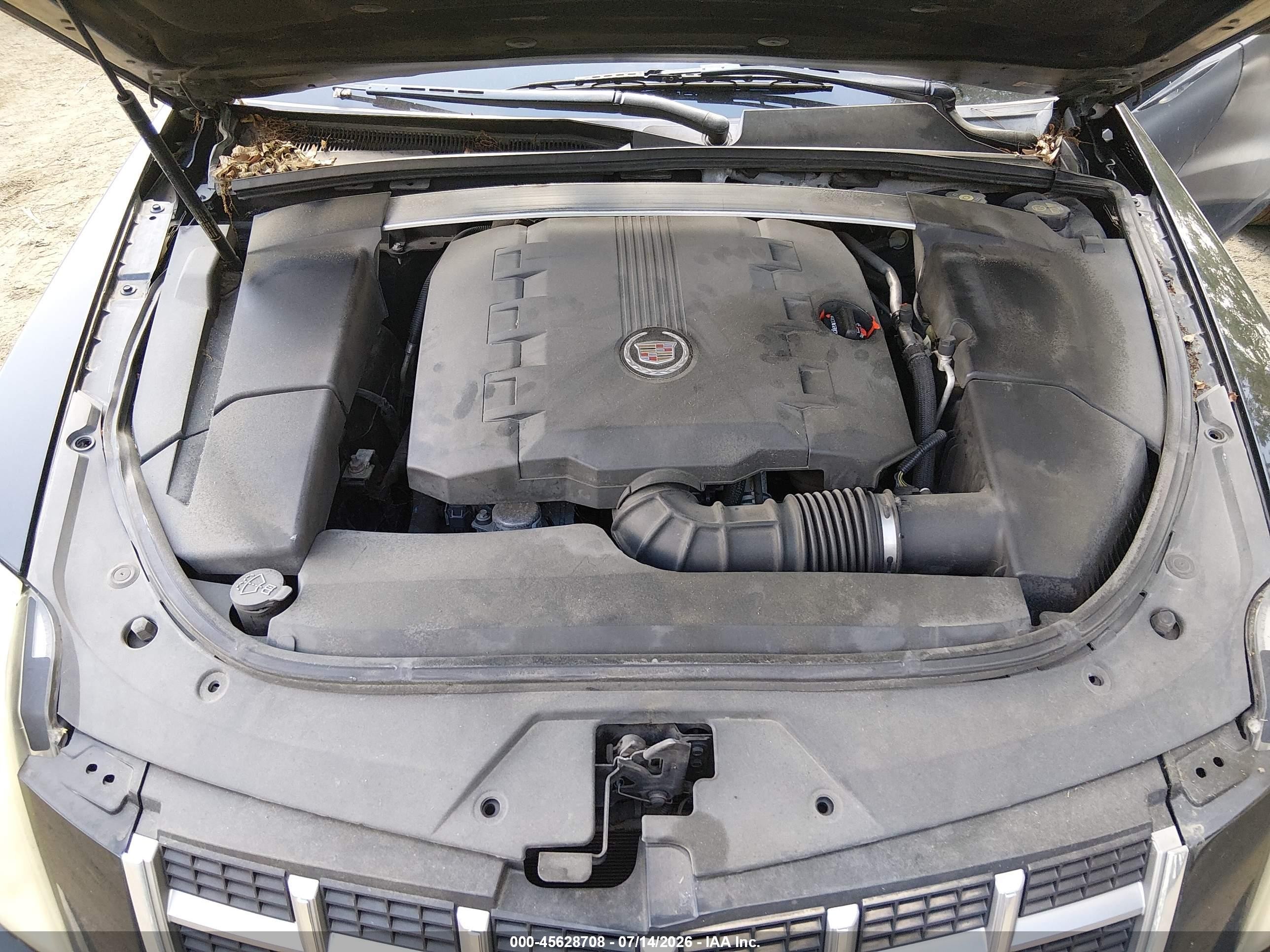 2012 Cadillac Cts Performance Black vin: 1G6DK1E35C0142596