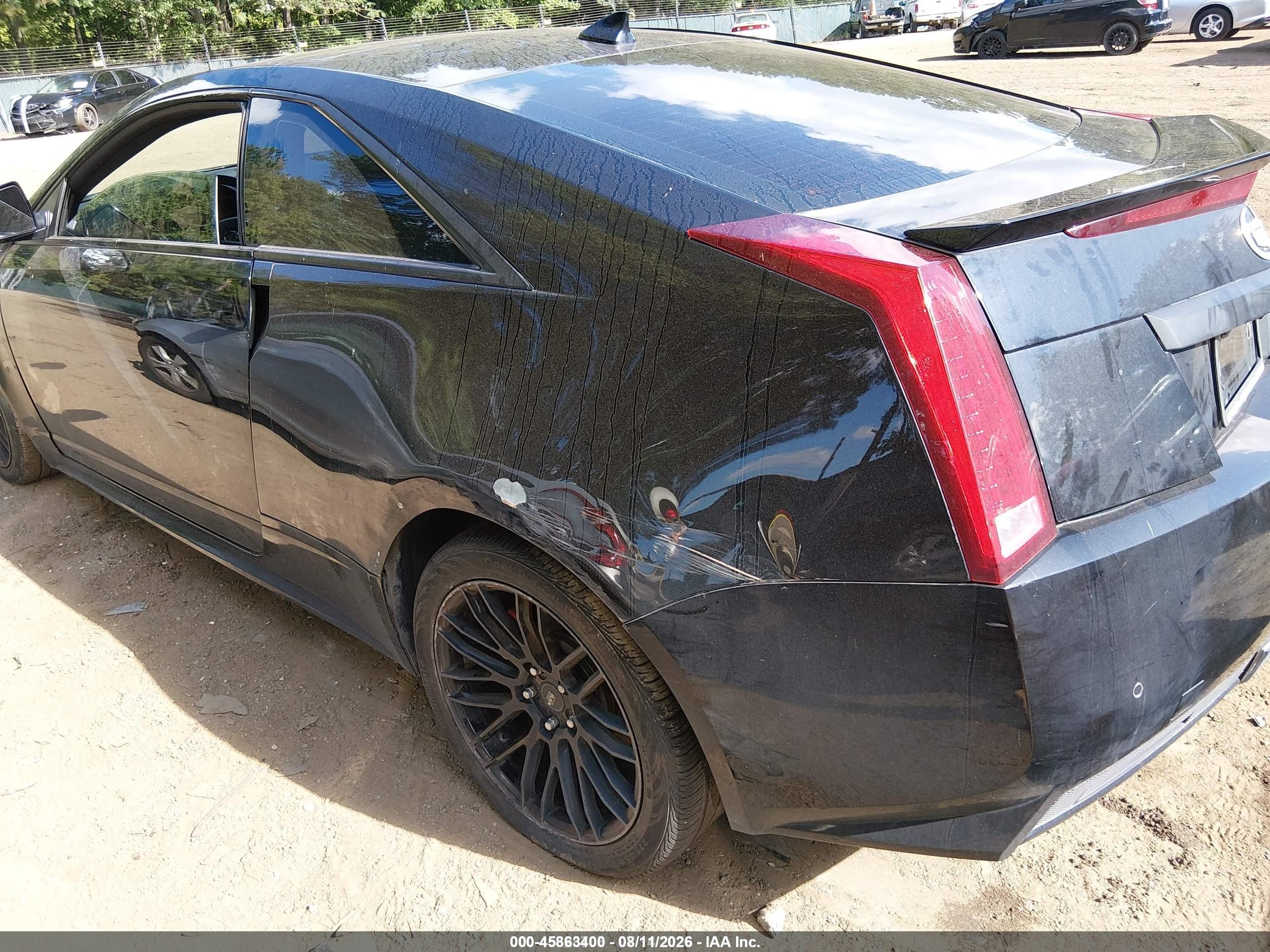 2012 Cadillac Cts Performance Black vin: 1G6DK1E35C0142596