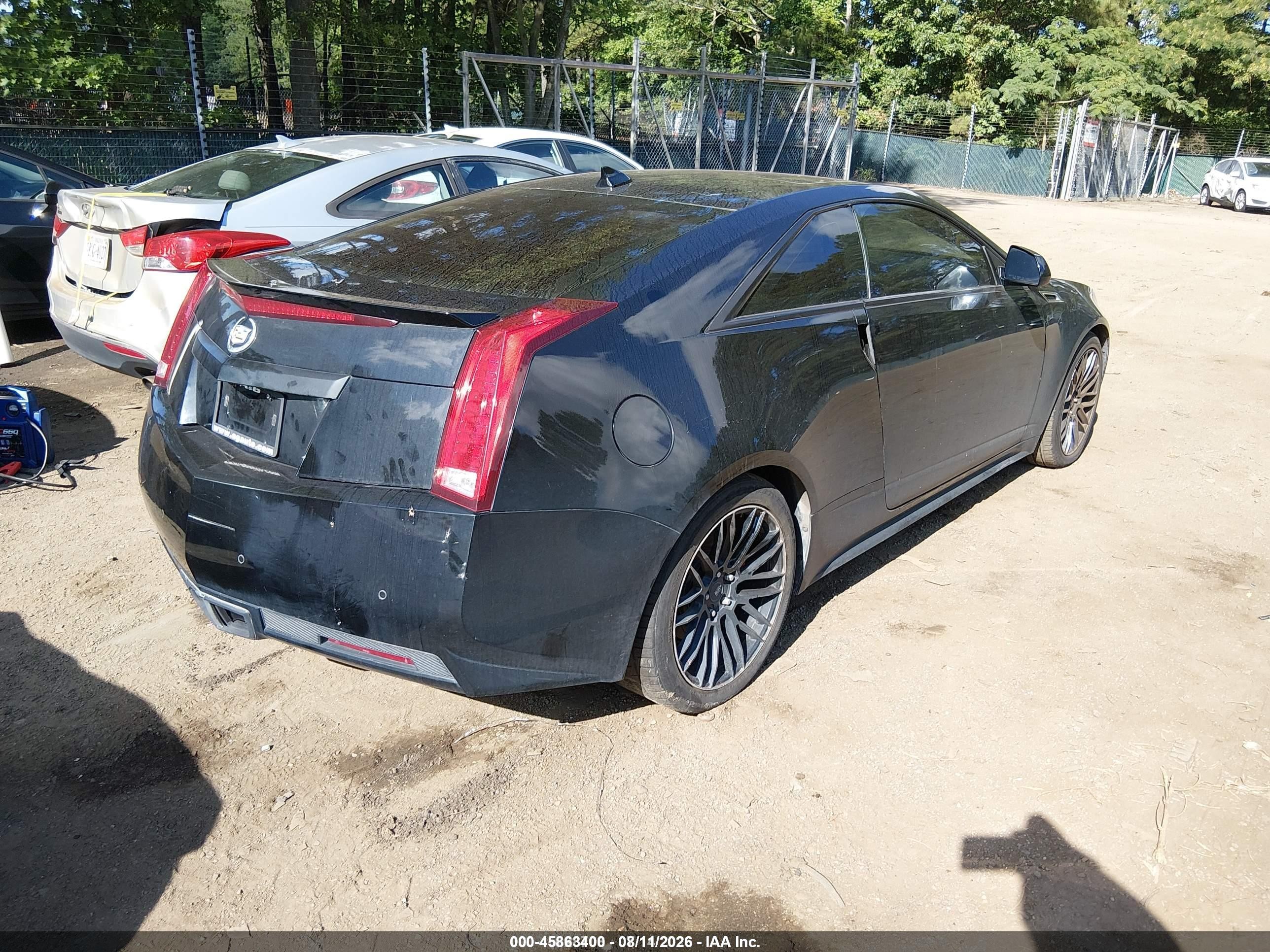 2012 Cadillac Cts Performance Black vin: 1G6DK1E35C0142596