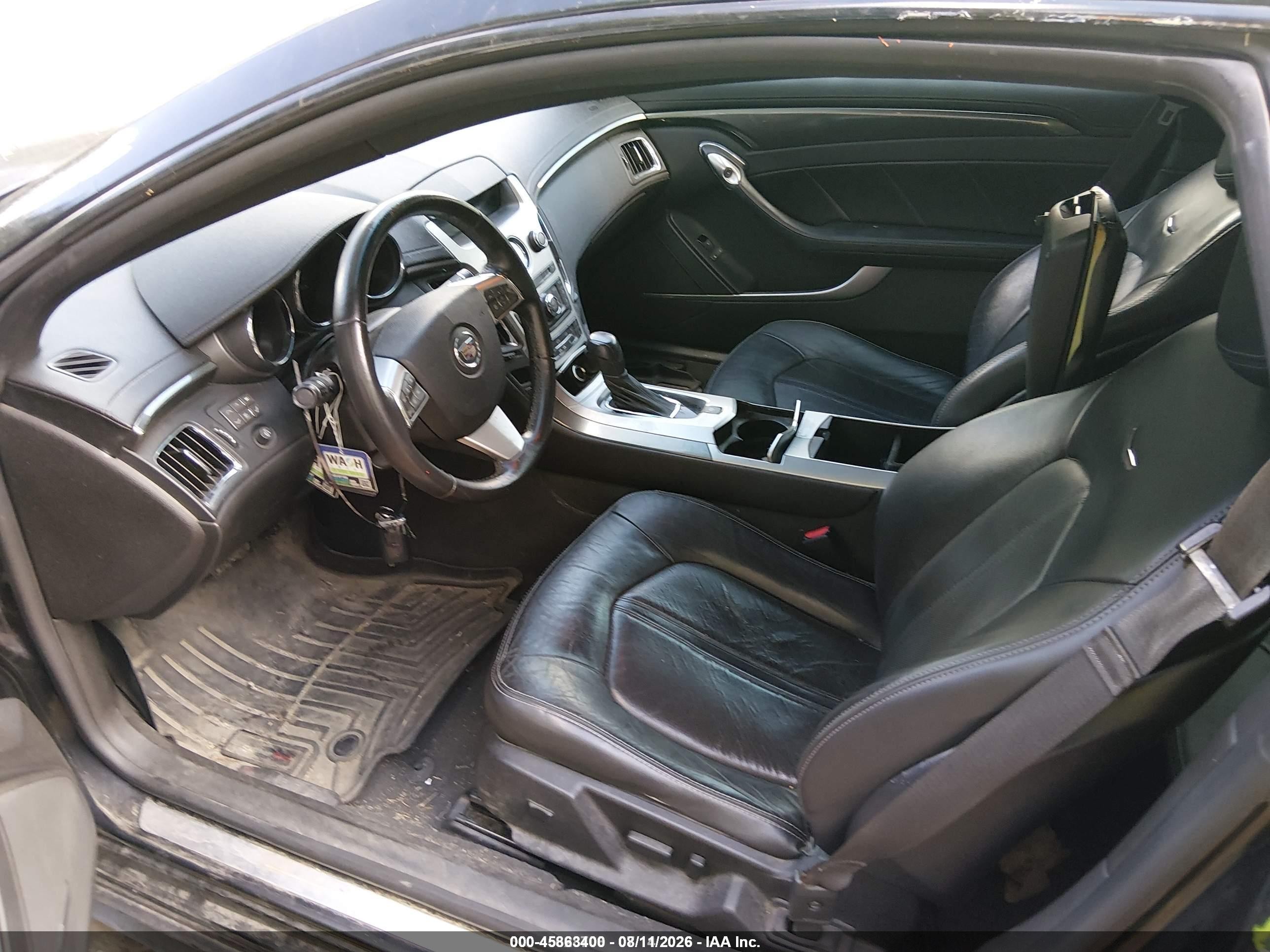 2012 Cadillac Cts Performance Black vin: 1G6DK1E35C0142596