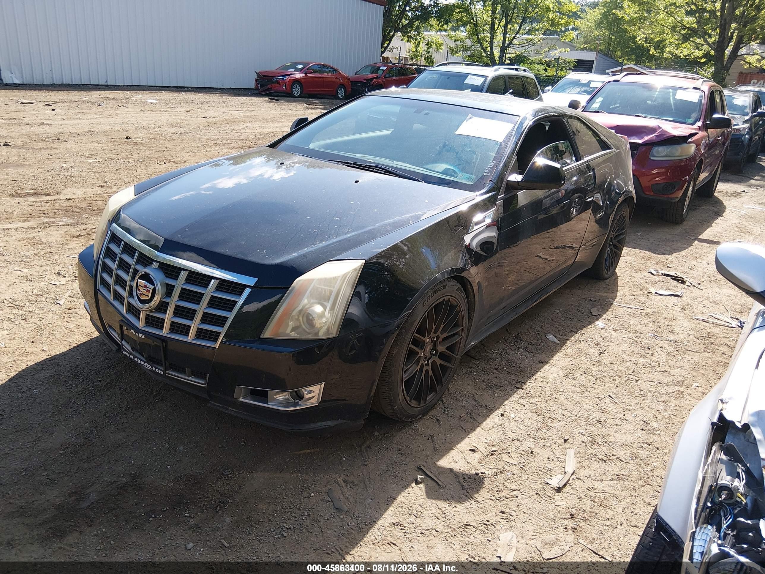 2012 Cadillac Cts Performance Black vin: 1G6DK1E35C0142596