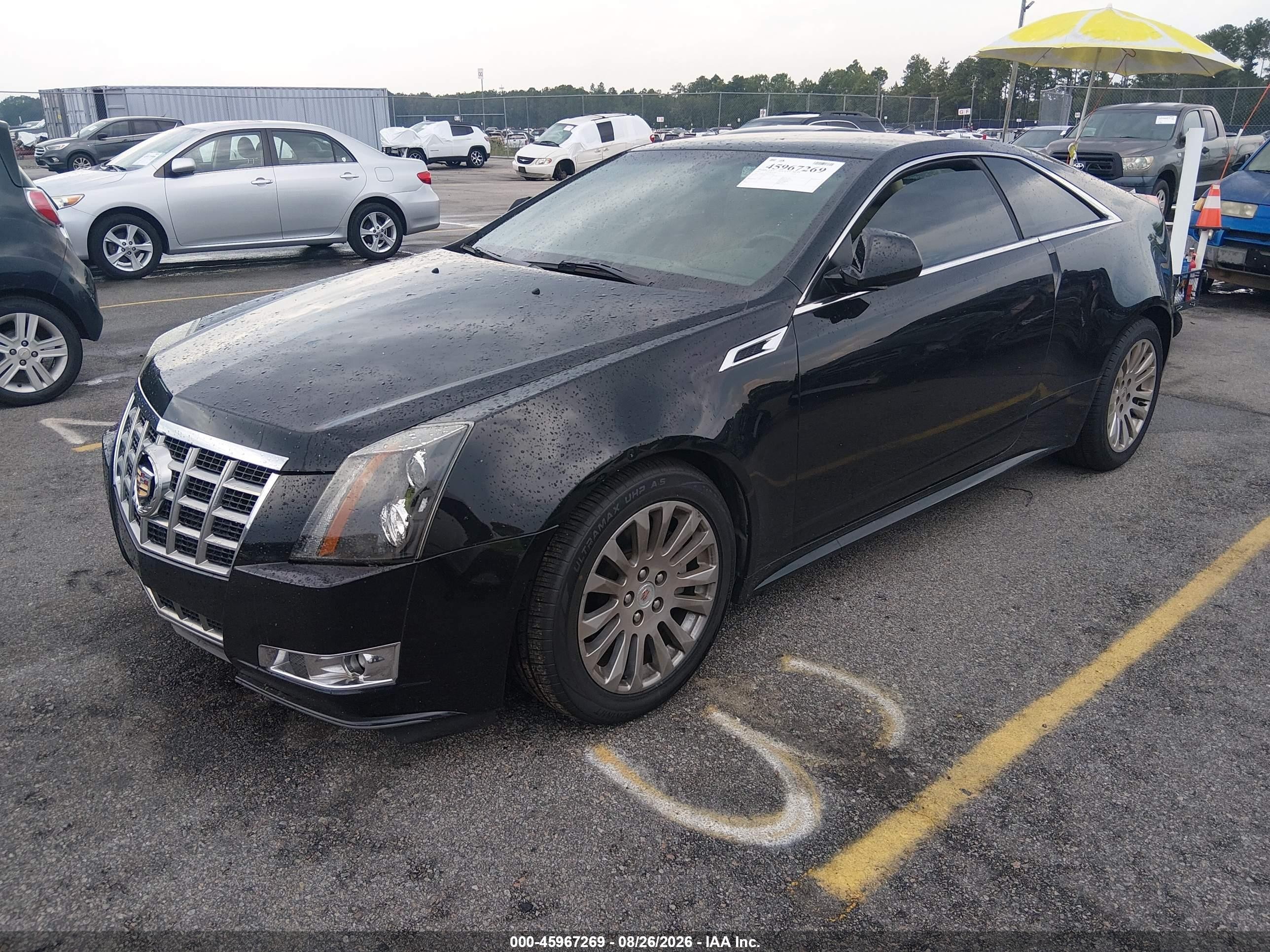 2013 Cadillac Cts Performance Черный vin: 1G6DK1E38D0167008