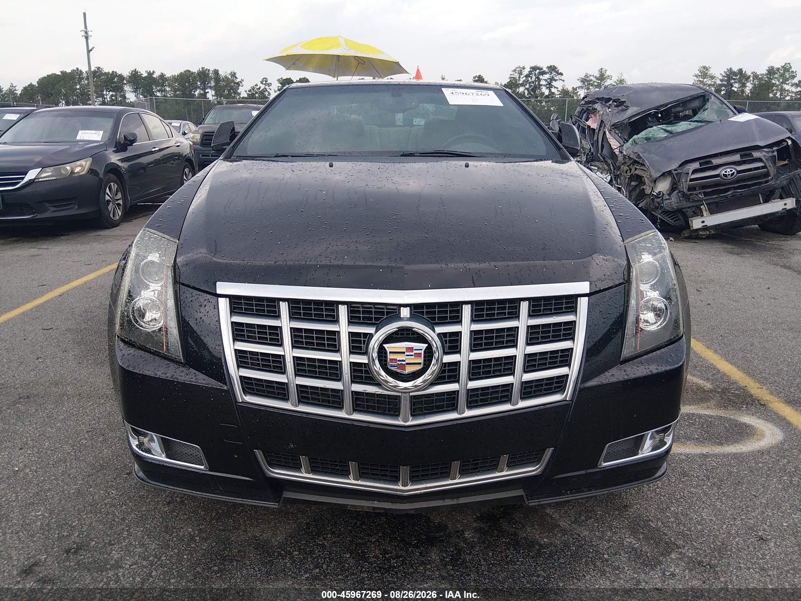 2013 Cadillac Cts Performance Черный vin: 1G6DK1E38D0167008