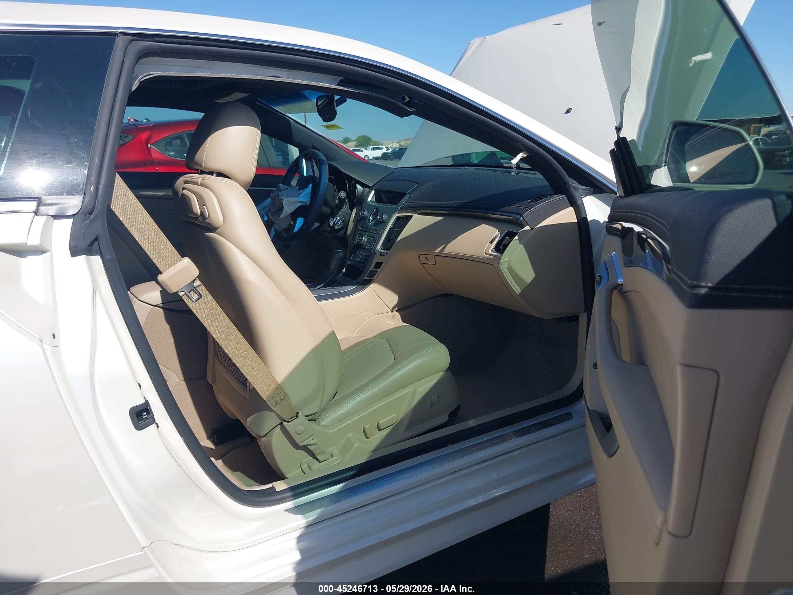 2011 Cadillac Cts Performance White vin: 1G6DK1ED4B0171627
