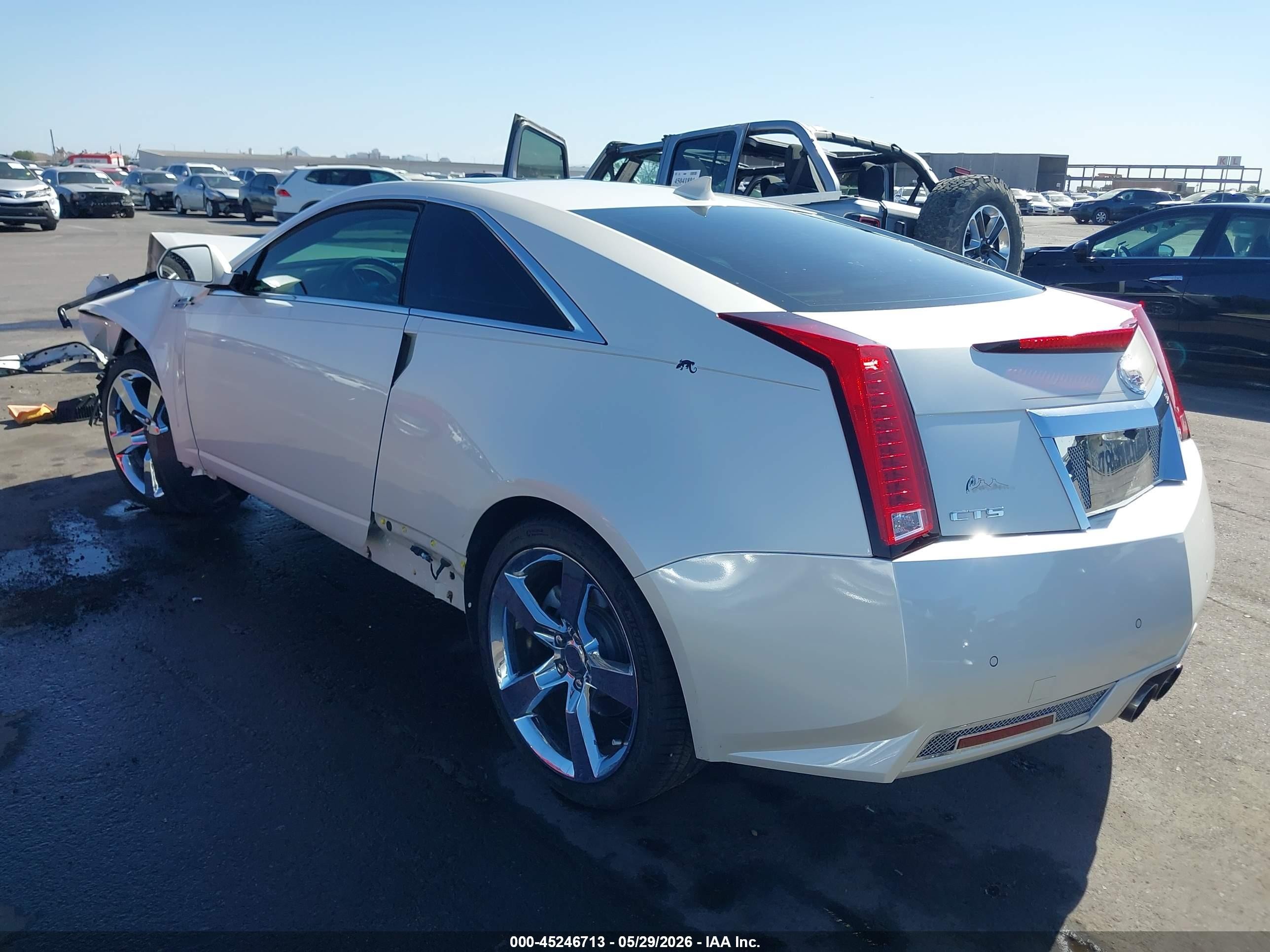 2011 Cadillac Cts Performance White vin: 1G6DK1ED4B0171627