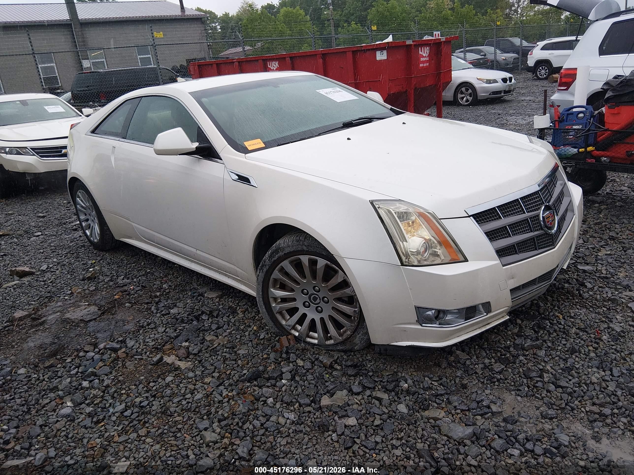 2011 Cadillac Cts Performance White vin: 1G6DK1ED6B0129718