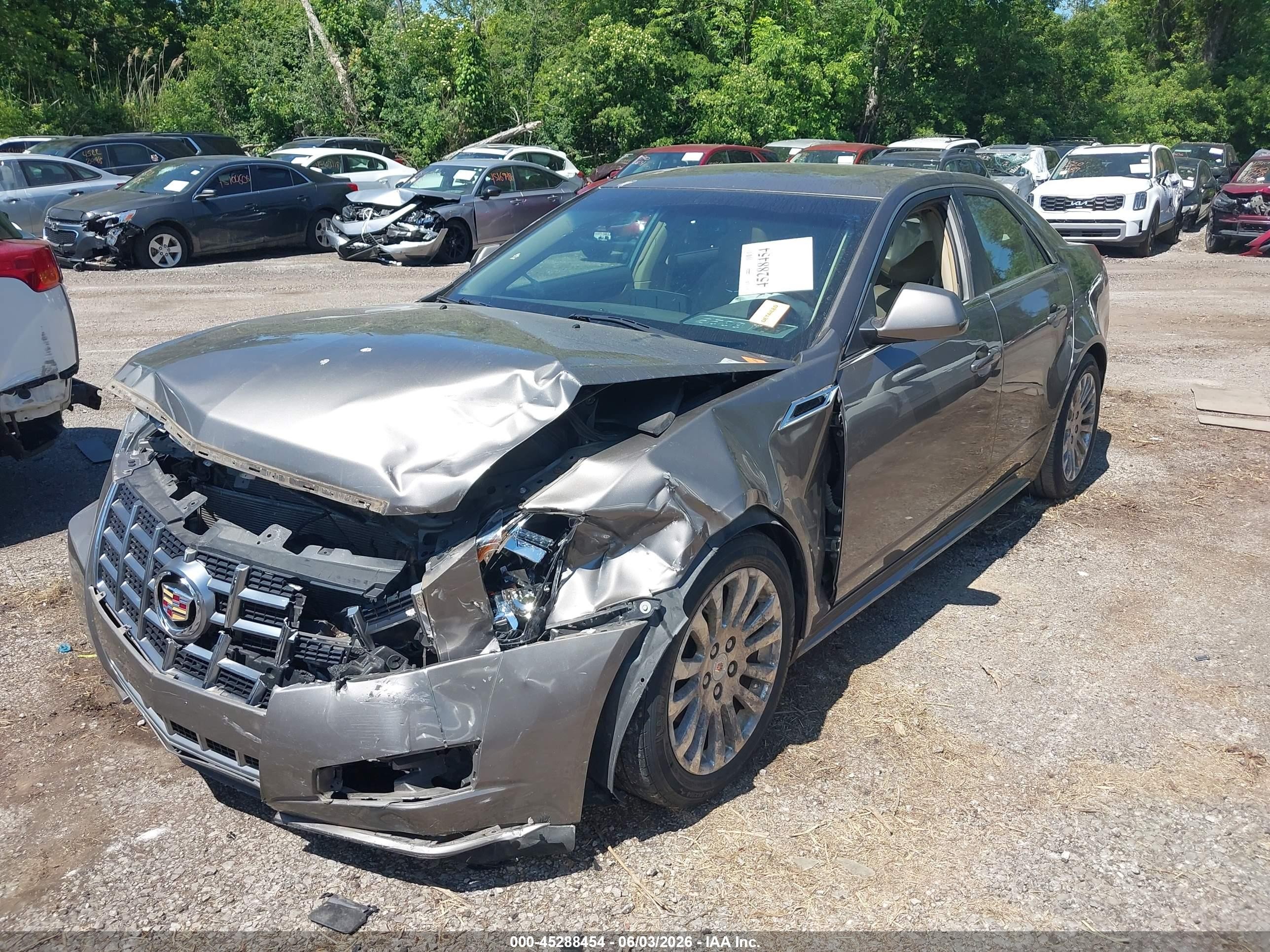 2012 Cadillac Cts Performance Gray vin: 1G6DK5E36C0119870